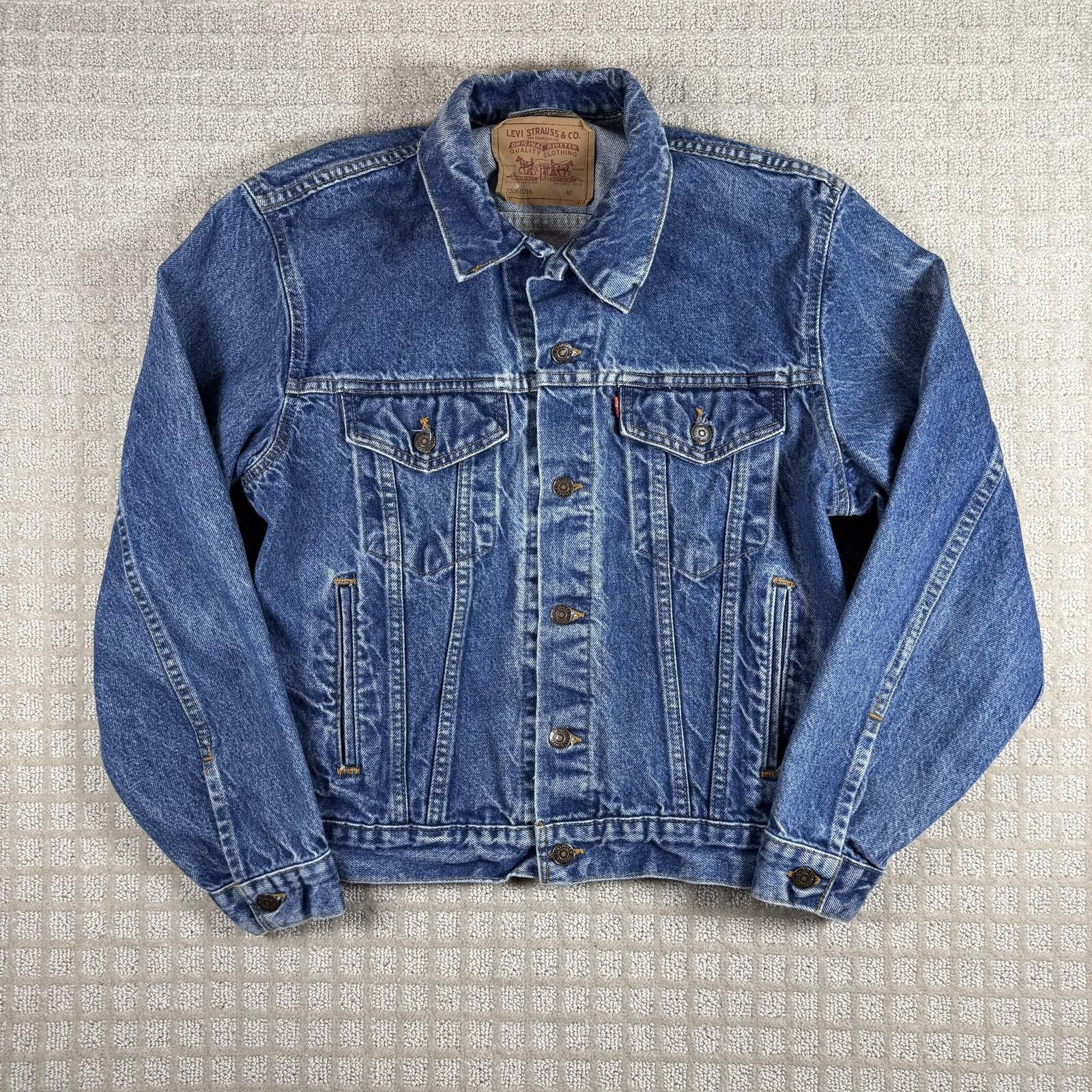 Other Vintage Levi’s 70506-0216 USA Made Denim Trucker Jacket 40 Size US M / EU 48-50 / 2 - 1 Thumbnail