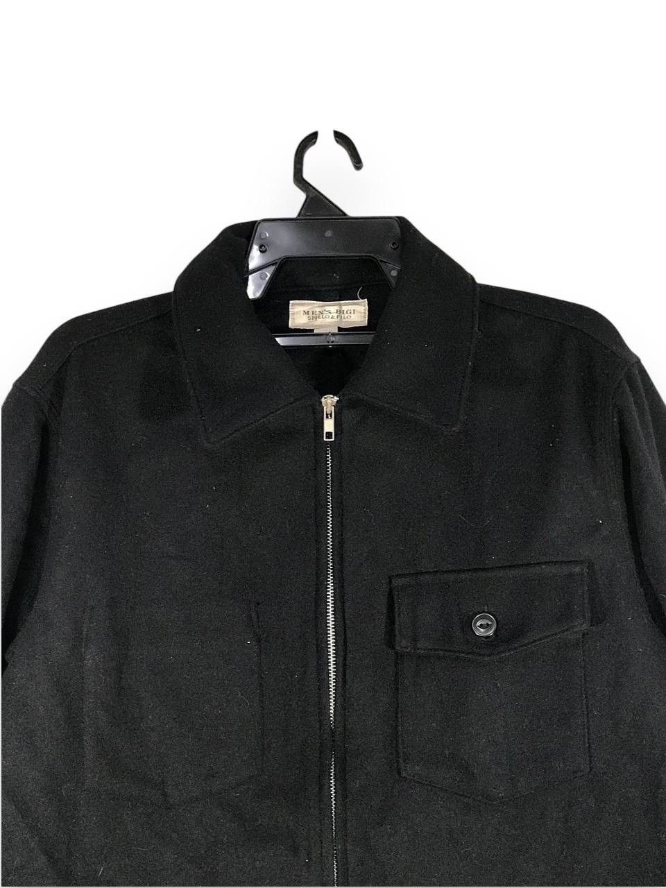 vintage mens bigi spillo filo all black mate style