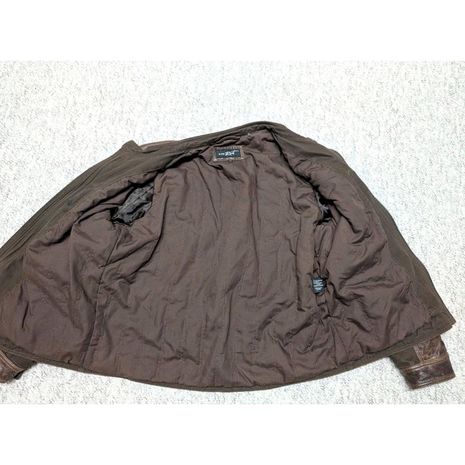 Vintage VINTAGE Black Rivet leather jacket motorcycle Jacket 2XL Brown Mens 48-50 3 pocket patina MAD MAX CAFÉ RACER Y2K vintage motorcycle jacket Size US XXL / EU 58 / 5 - 7 Thumbnail