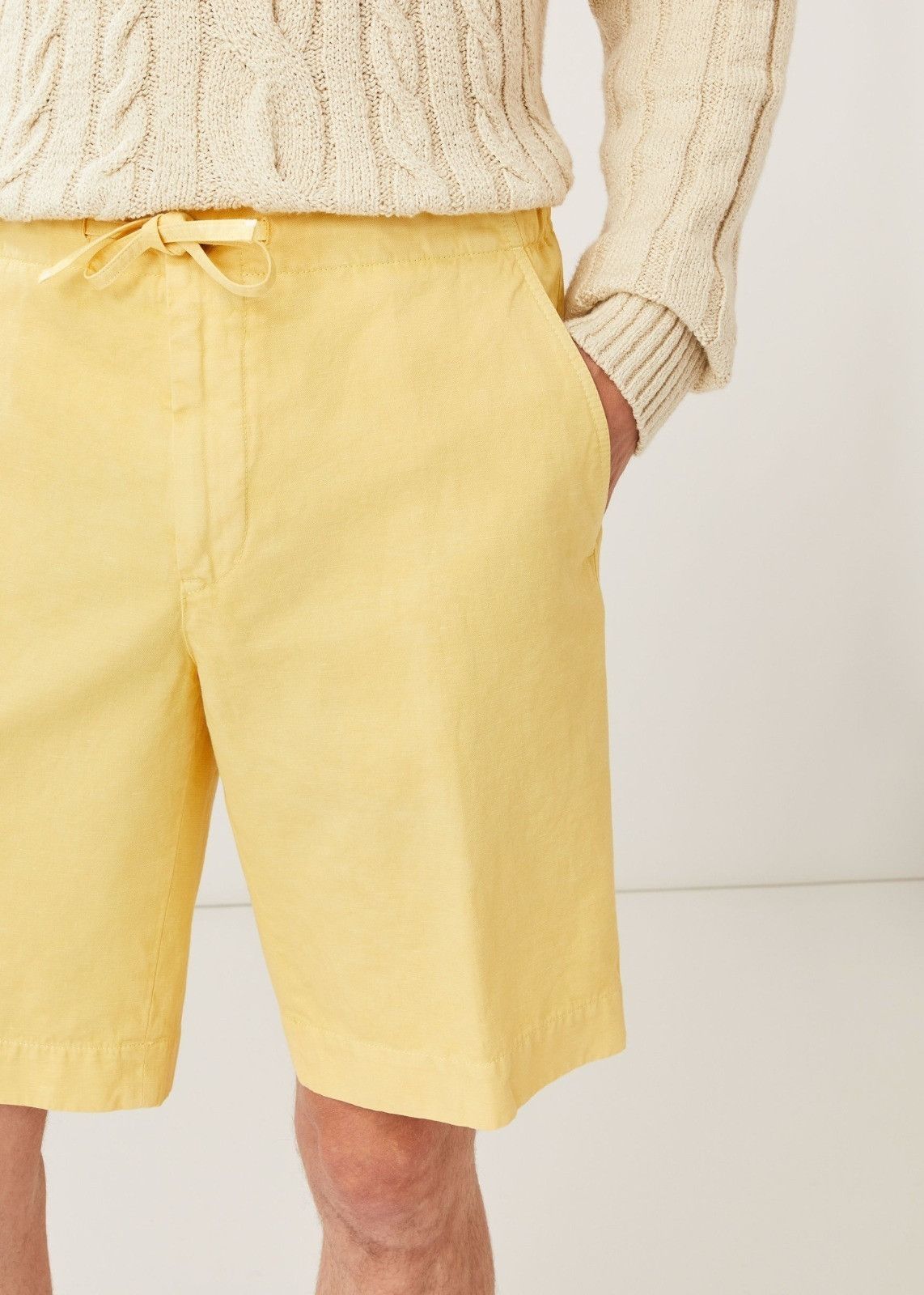 Loro Piana o1srvl11e1024 Bermuda Shorts in Yellow Size US 32 / EU 48 - 5 Thumbnail