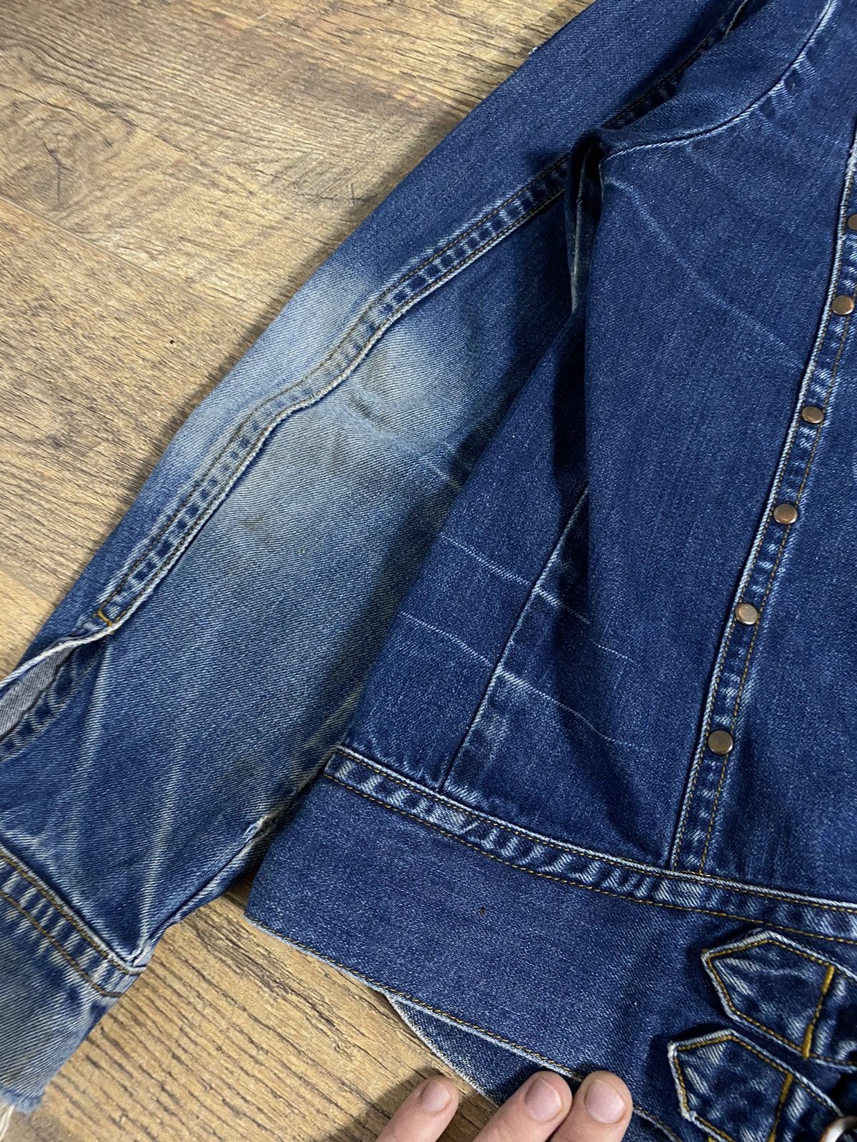 Vintage "WE JUST ANGELS" Denim Jacket Size US L / EU 52-54 / 3 - 10 Thumbnail