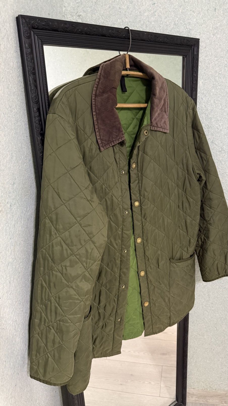 Barbour Barbour Liddesdale Quilted Jacket Olive Green Size M Vintage Size US M / EU 48-50 / 2 - 1 Thumbnail