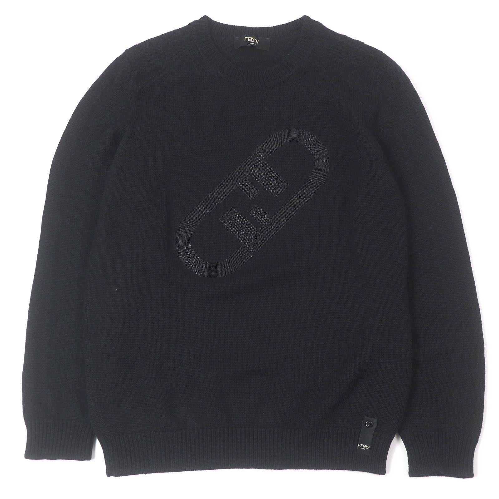 Fendi Fendi Fendi FF logo Zucca Bijou Wool Sweater Others Tops FZX088 Size ONE SIZE - 1 Thumbnail