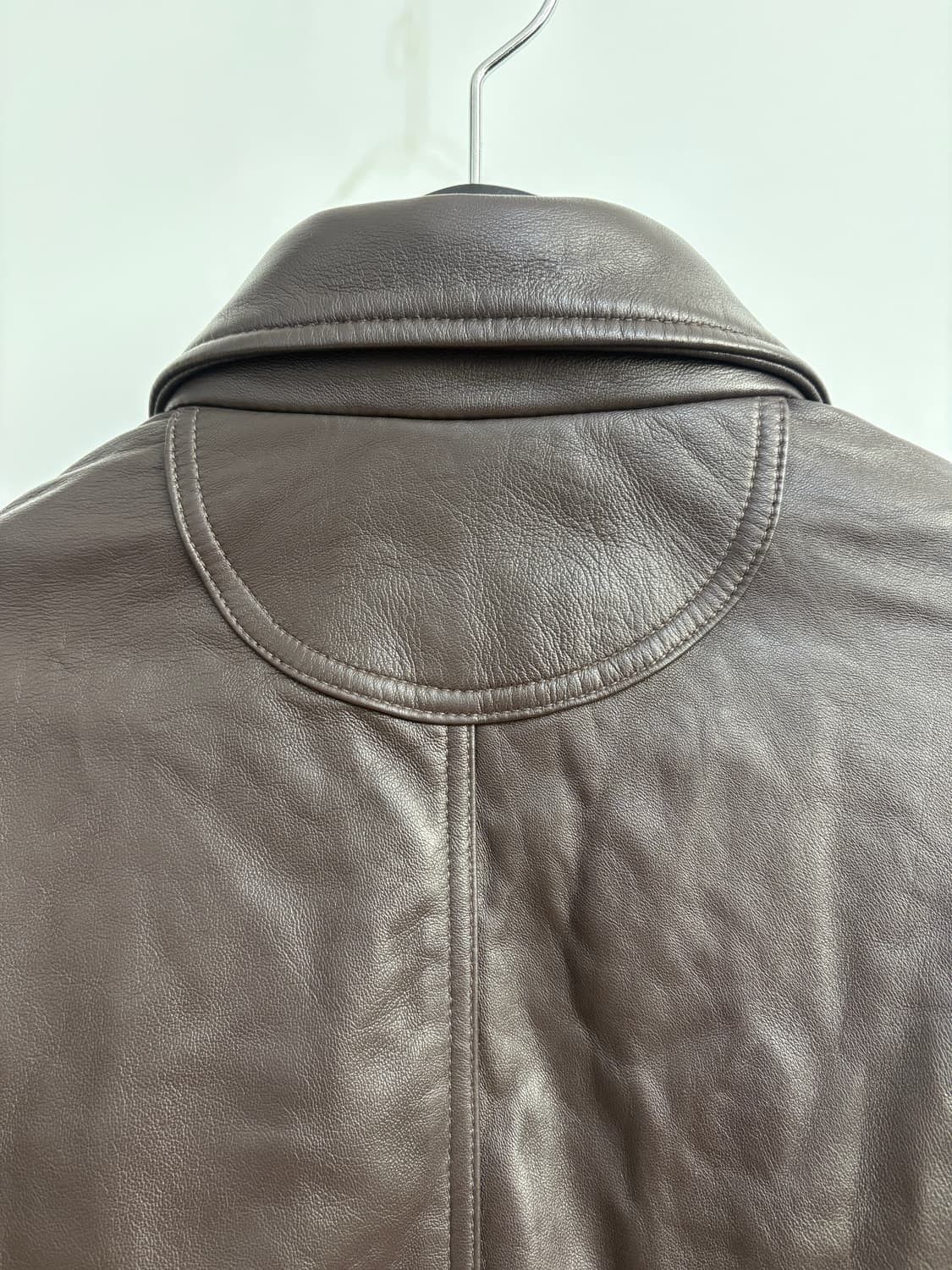 Commission Garrison Leather Jacket Brown Size US M / EU 48-50 / 2 - 6 Thumbnail