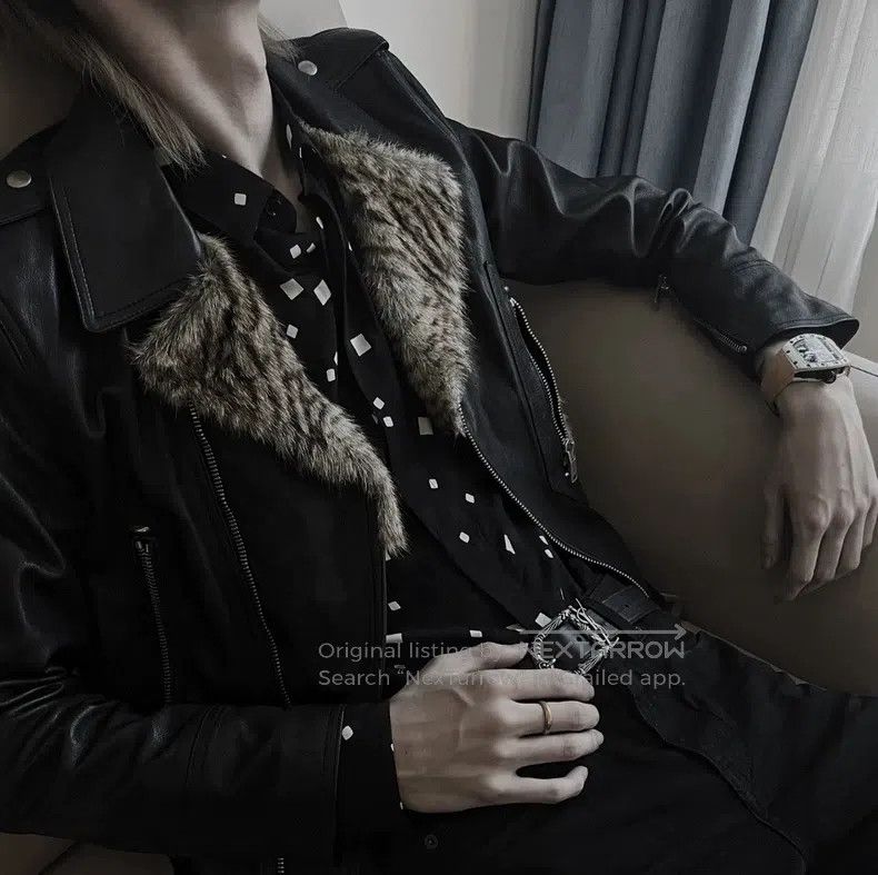 Saint Laurent Paris Saint Laurent Paris Fur Leather Jacket Size US S / EU 44-46 / 1 - 3 Thumbnail