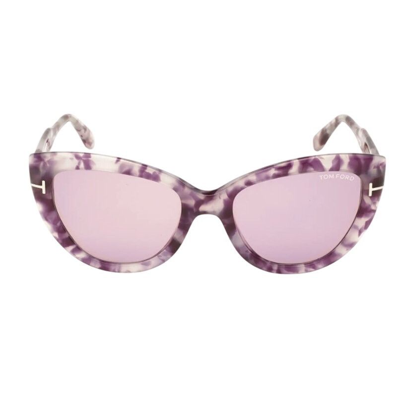 Tom Ford Tom Ford 55mm Cat Eye Sunglasses havana Violet Size ONE SIZE - 1 Thumbnail