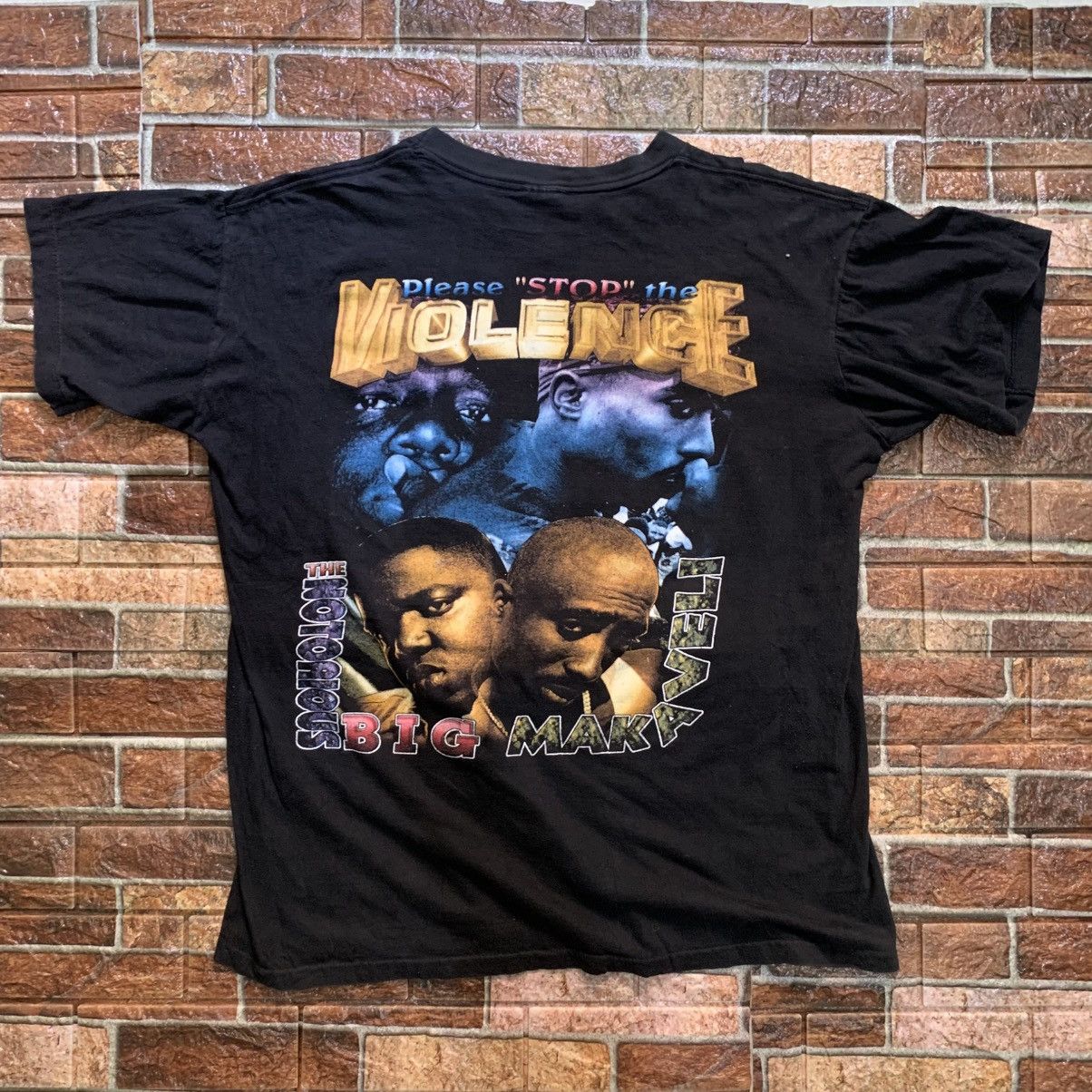 Rap Tees VINTAGE IN MEMORY OF TUPAC SHAKUR BIGGIE SMALLS RAP TEE Size US XXL / EU 58 / 5 - 8 Thumbnail