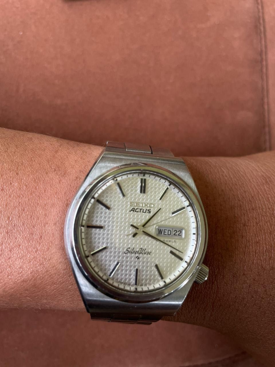 Seiko Seiko Silver Wave Otomatis Size 38 - 3 Thumbnail