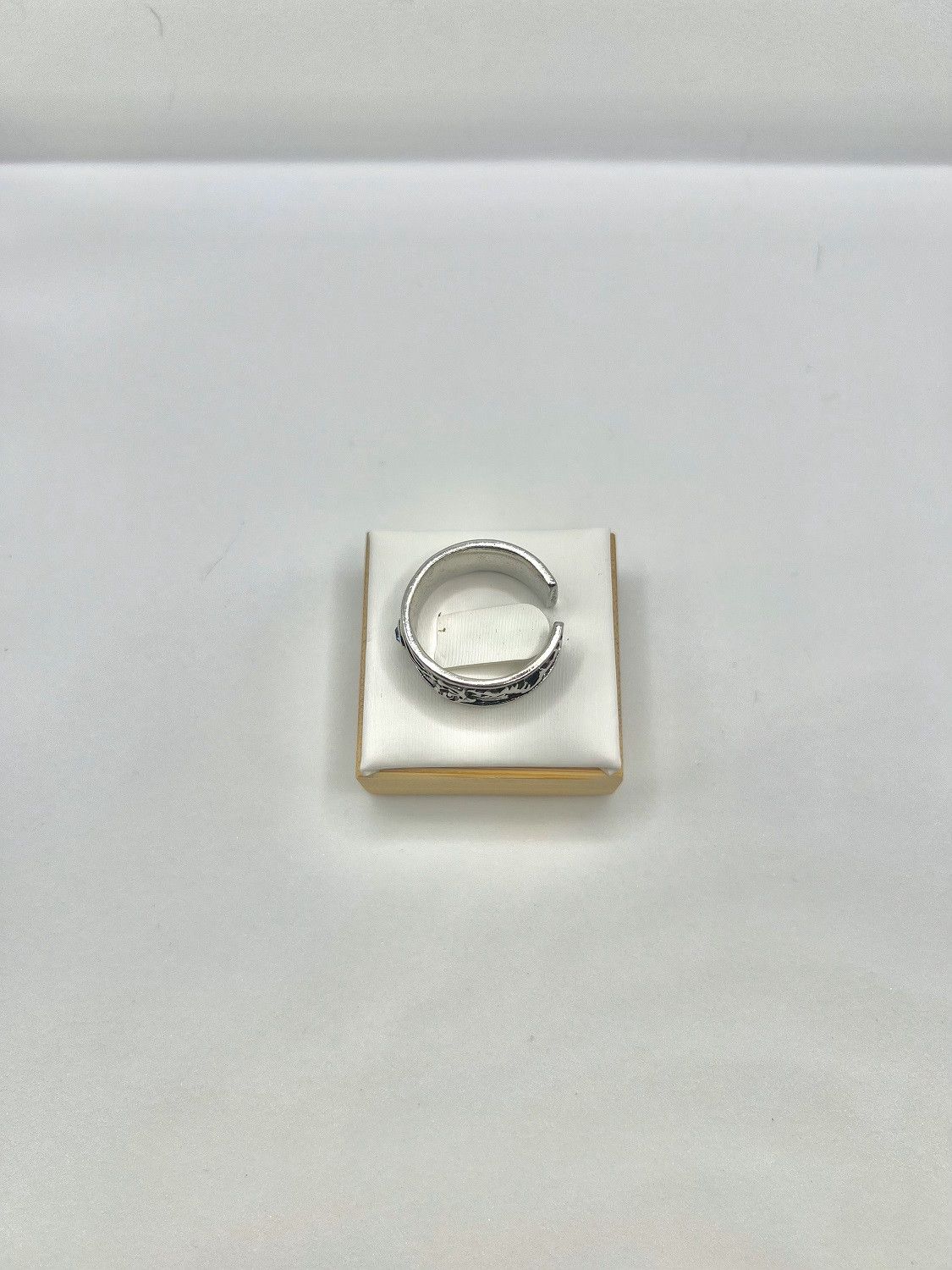 Designer Evil Eye Blue Cz Silver Ring - Size 8 Size ONE SIZE - 3 Thumbnail