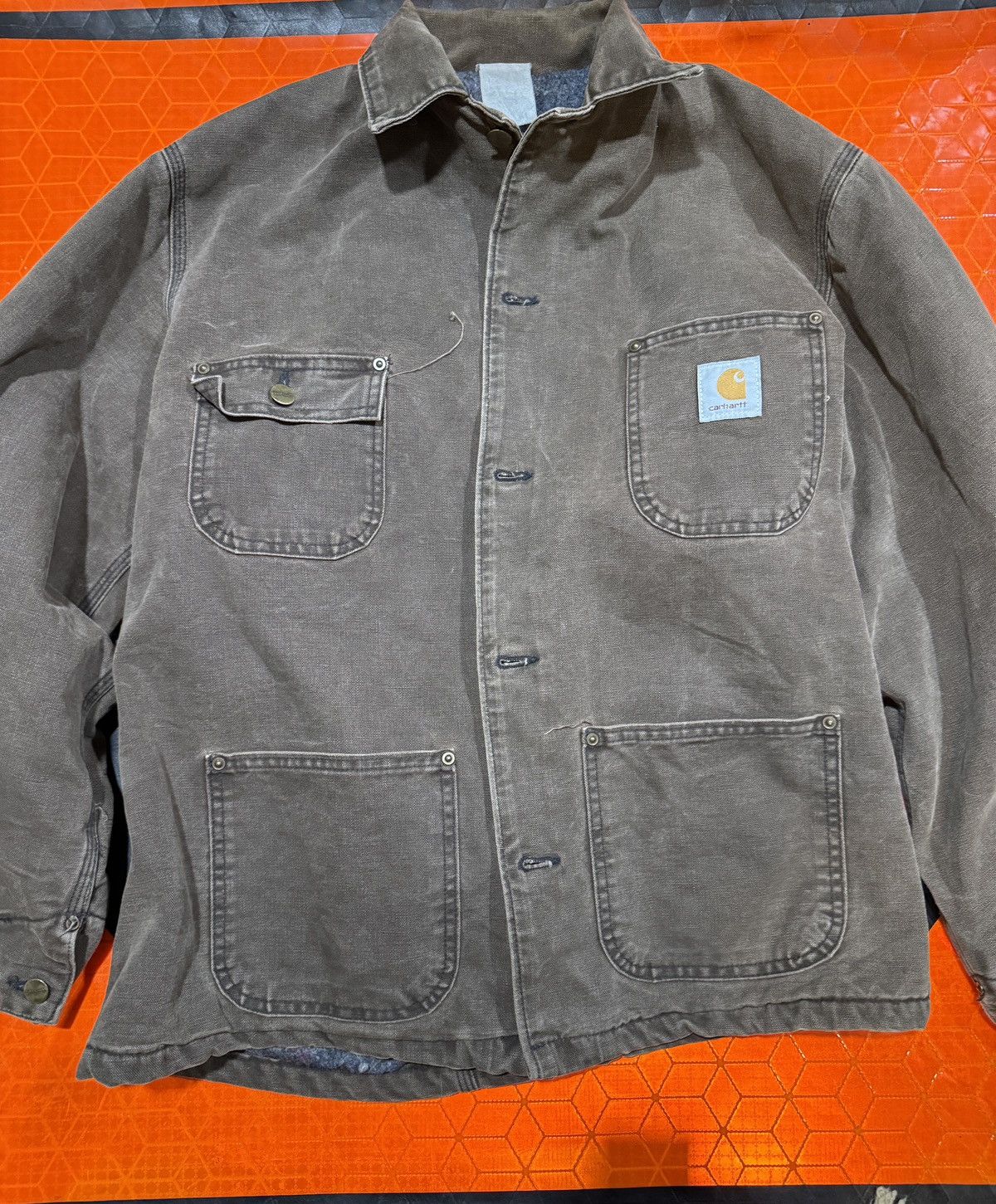 Carhartt Vintage 5 pocket Carhartt jacket Size US XL / EU 56 / 4 - 1 Thumbnail
