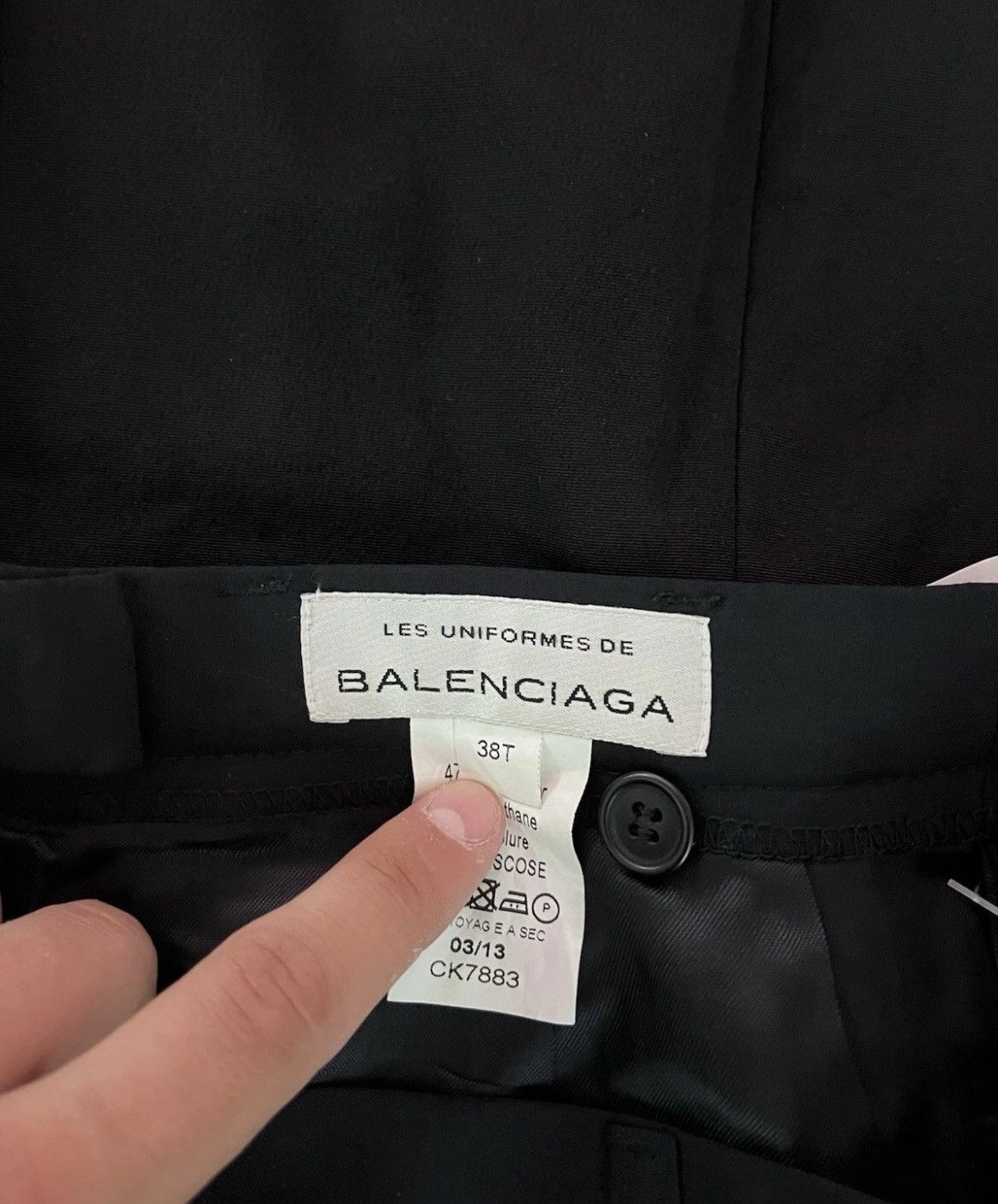 Balenciaga Women's skirt Balensiaga Uniformes size 38T Luxury Size 38" / US 16 / IT 52 - 9 Thumbnail