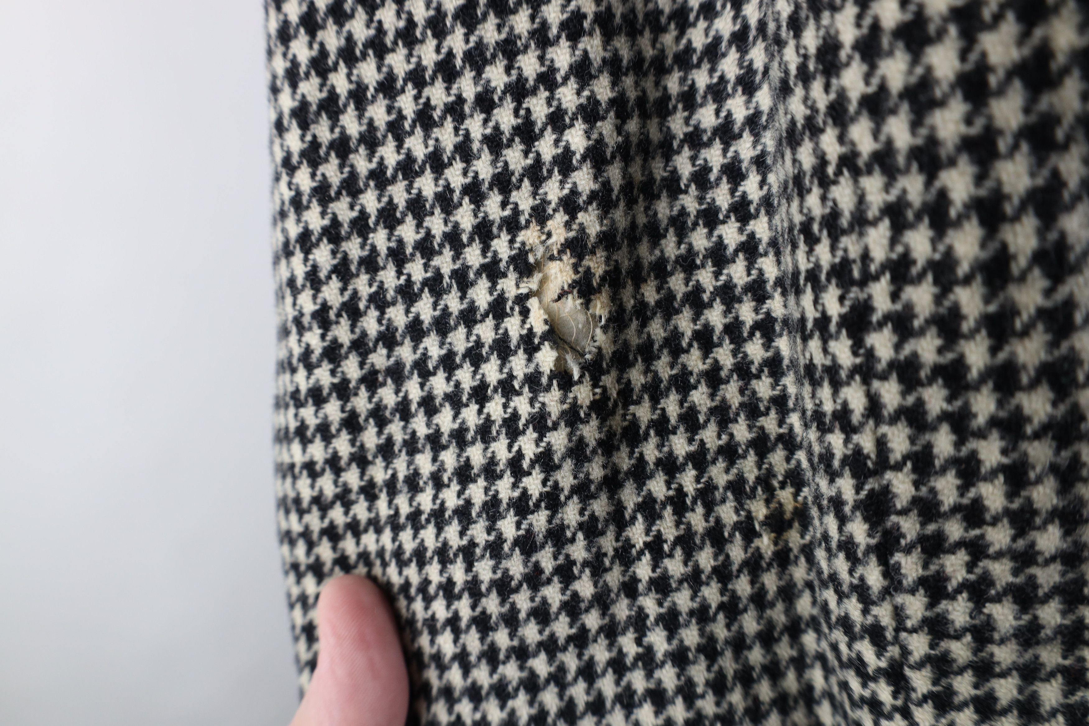 Vintage Vintage 50s Streetwear Houndstooth Double Breasted Jacket Size US XL / EU 56 / 4 - 7 Thumbnail