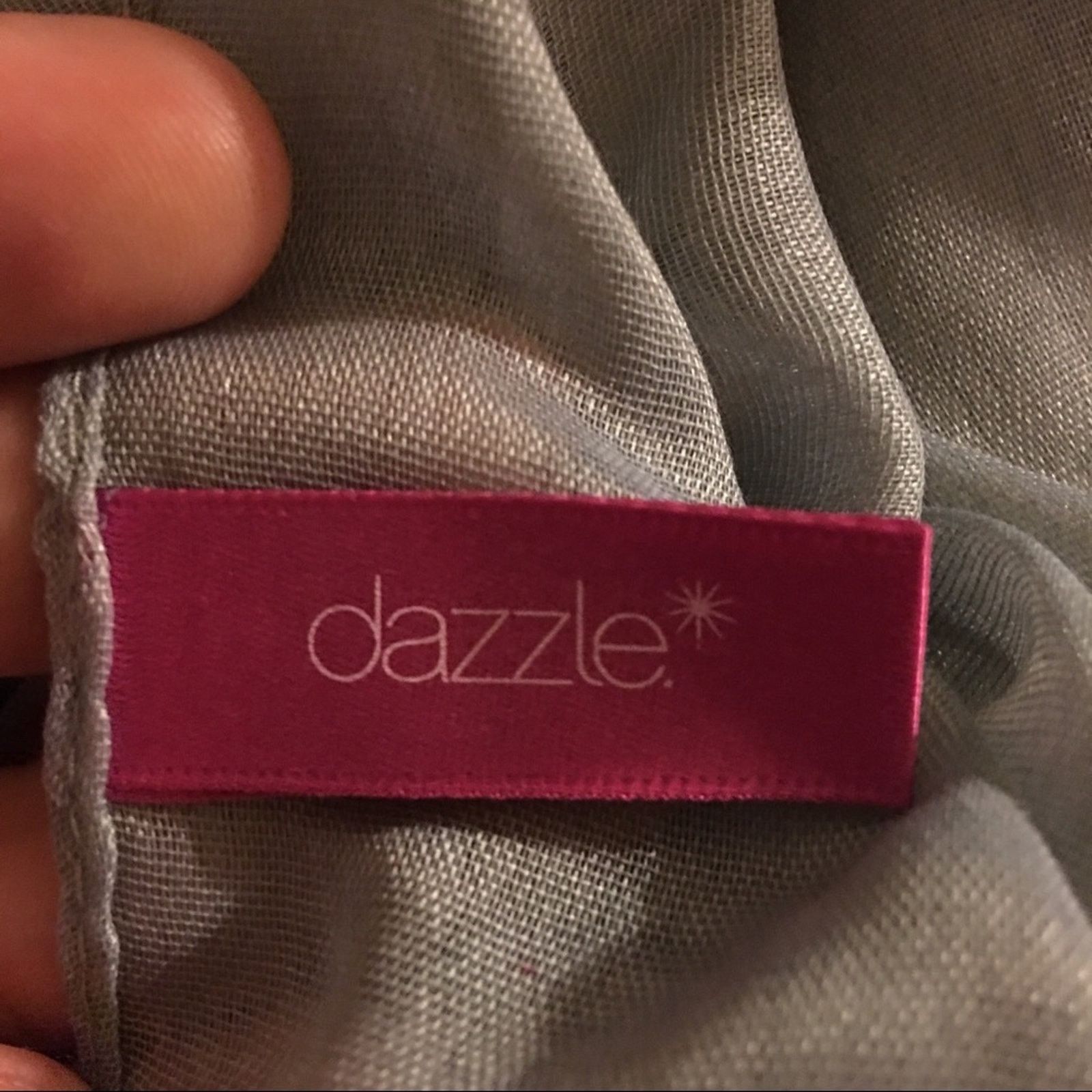 Other Dazzle floral gray pink scarf wrap 80”L Size ONE SIZE - 6 Thumbnail