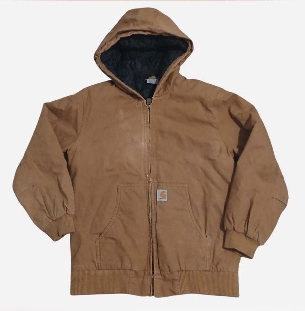 Carhartt Vintage Carhartt hooded duck lined jacket Size US S / EU 44-46 / 1 - 1 Thumbnail