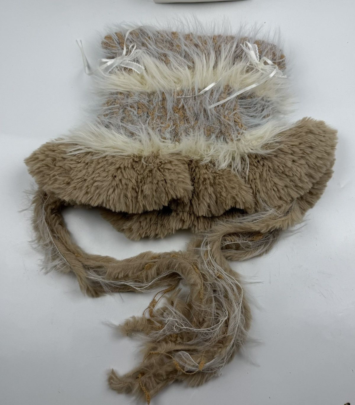 Japanese Brand rare design winter hat tc52 Size ONE SIZE - 3 Thumbnail