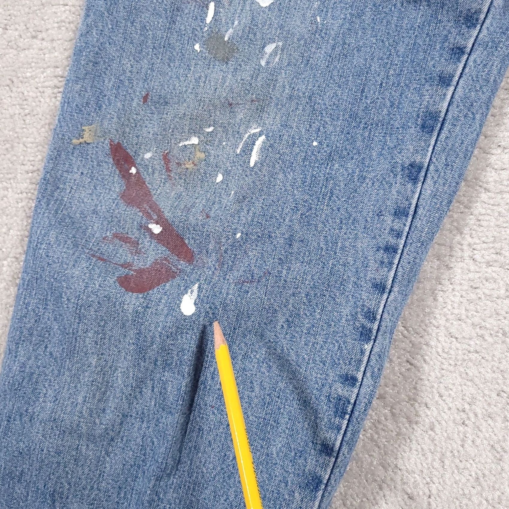 Vintage VINTAGE Signature Levi Strauss Gold Carpenter Jeans Mens 32X34 Denim Straight Workwear Size US 32 / EU 48 - 7 Thumbnail