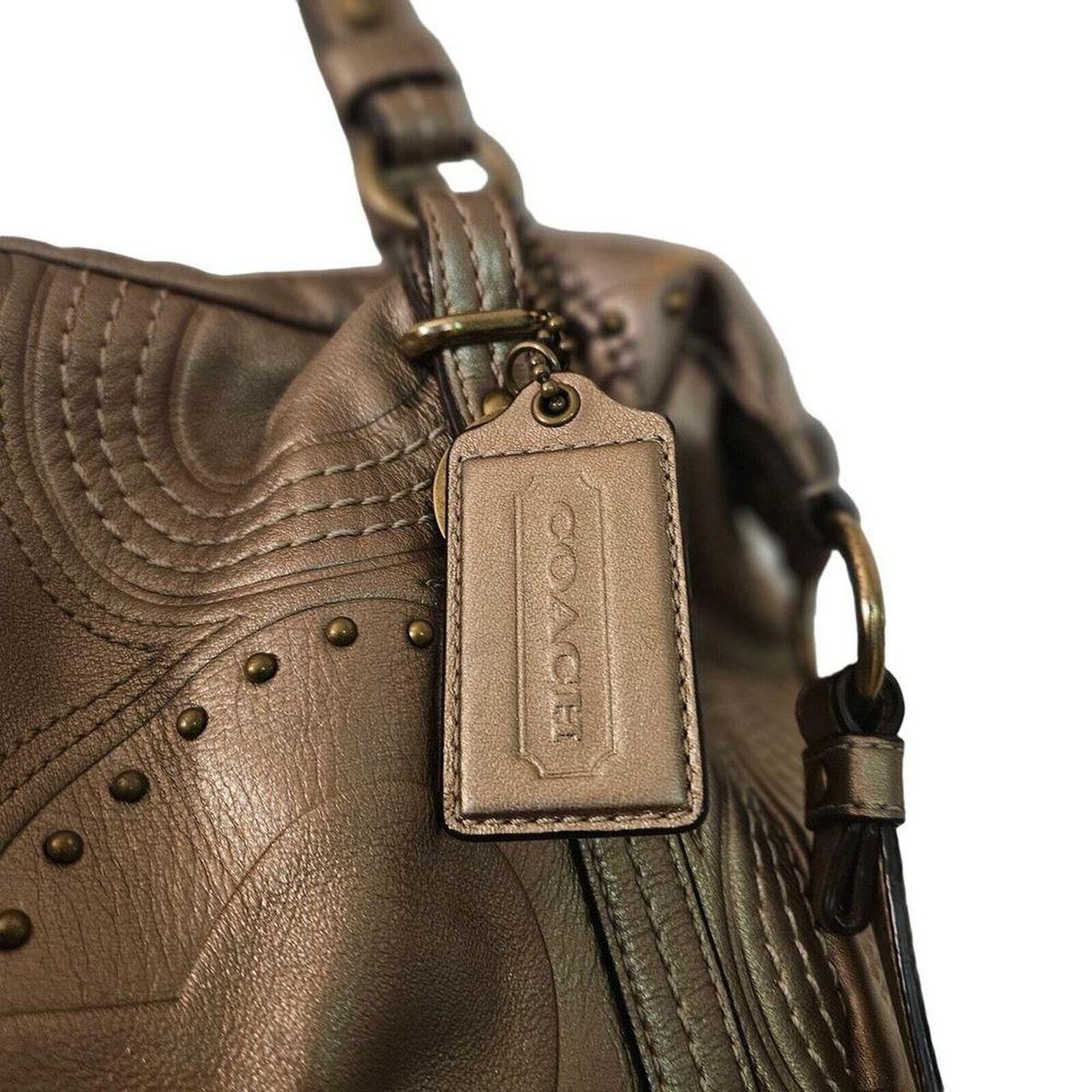 Coach Coach c1087 bronze metal embossed Size ONE SIZE - 6 Thumbnail