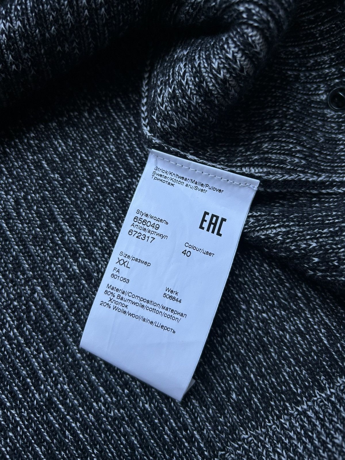 Karl Lagerfeld Lagerfeld Opium Style Knitwear Japan Style Avant Garde y2k Size US XXL / EU 58 / 5 - 6 Thumbnail