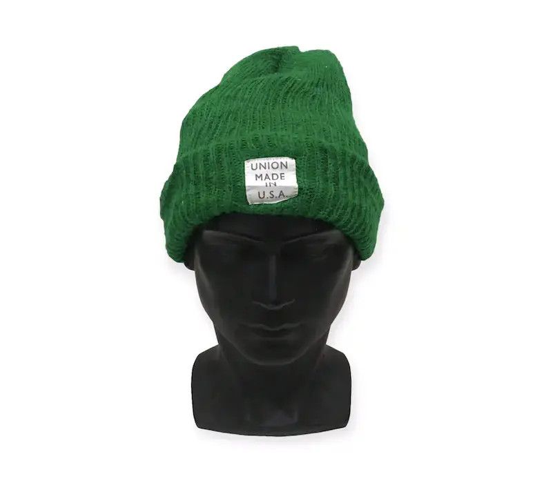 Union LA Union Made In Usa Plain Beanie Hat Size ONE SIZE - 1 Thumbnail