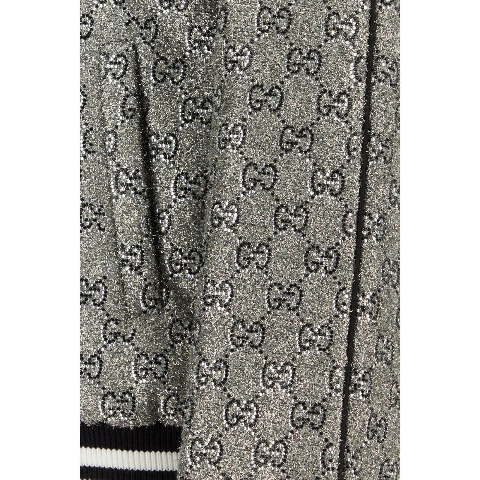 Gucci GUCCI Embellished Tweed Bomber Jacket New & Authentic (Men's Size US M / EU 48-50 / 2 - 5 Thumbnail