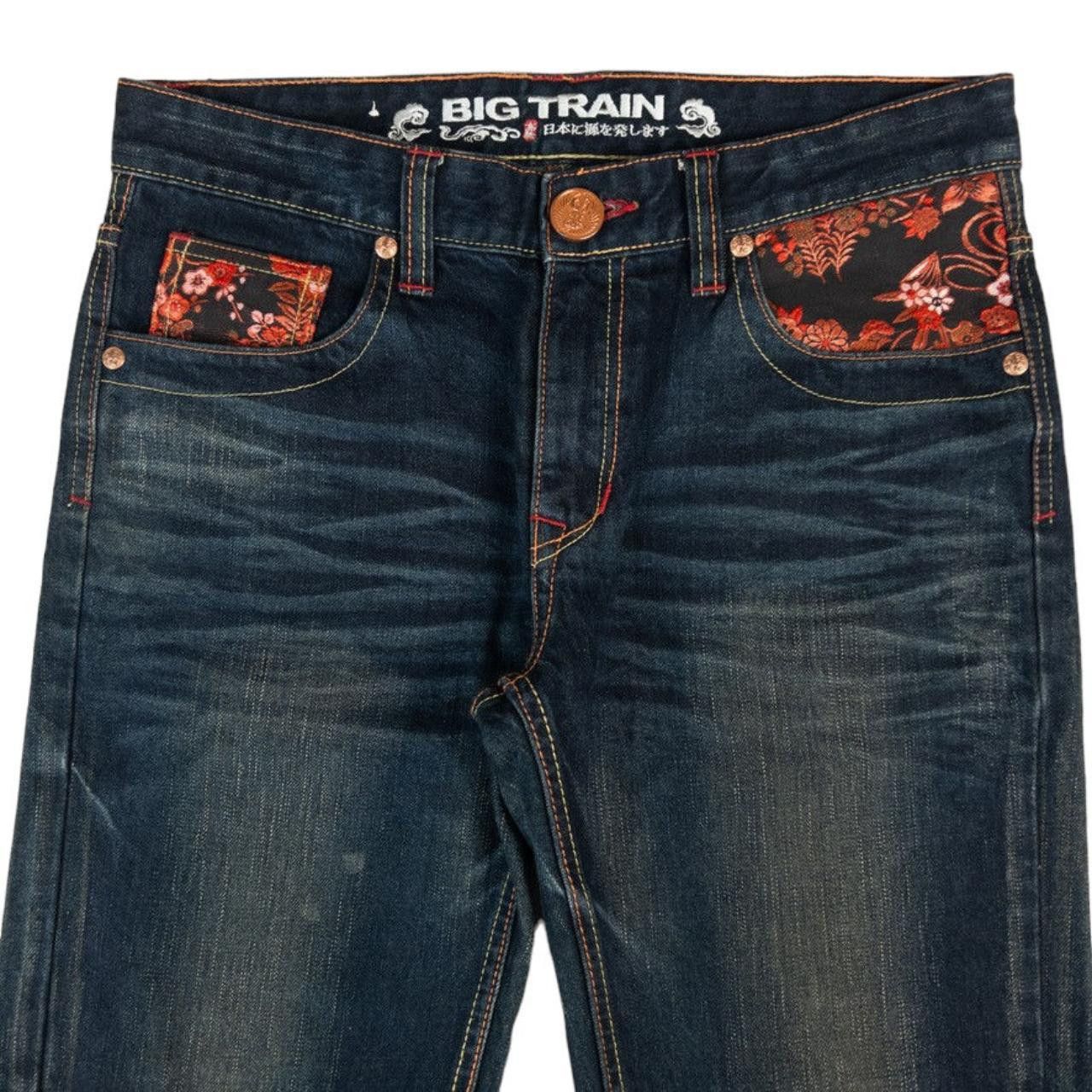 Other Vintage Big Train Embroidered Japanese Denim Jeans Size W32 Size US 32 / EU 48 - 4 Thumbnail