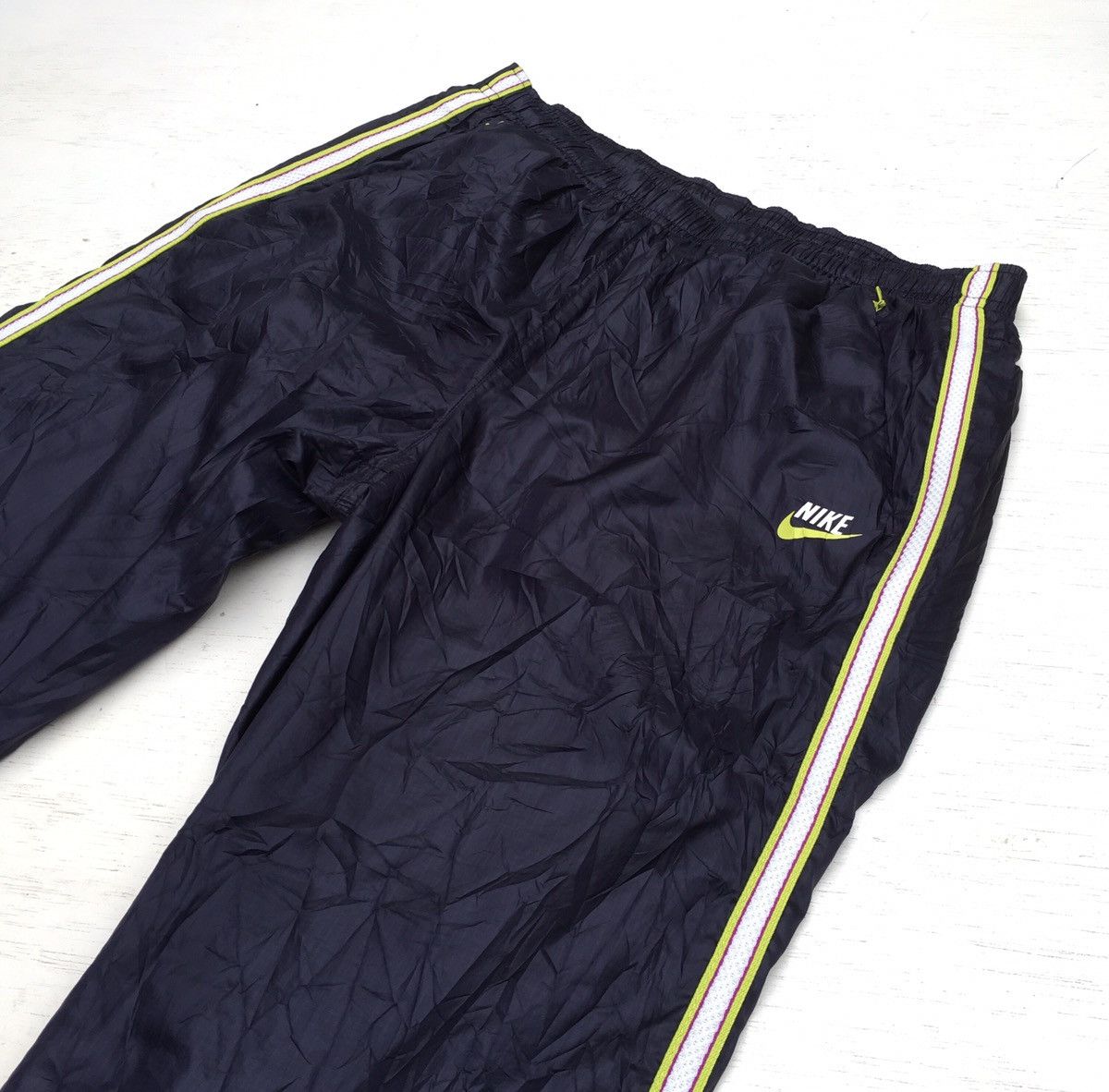 Nike × Vintage Y2K Vintage Nike Polyester Track Pants Bootcut Flared Size US 32 / EU 48 - 6 Thumbnail