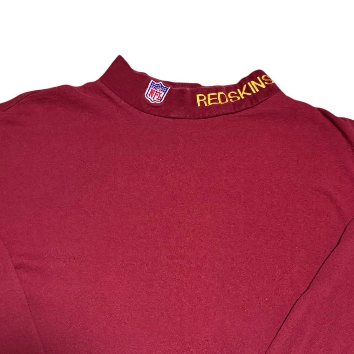 NFL 90s Maxit Washington Redskins Long Sleeve Mock Neck Shirt M Size US M / EU 48-50 / 2 - 3 Thumbnail