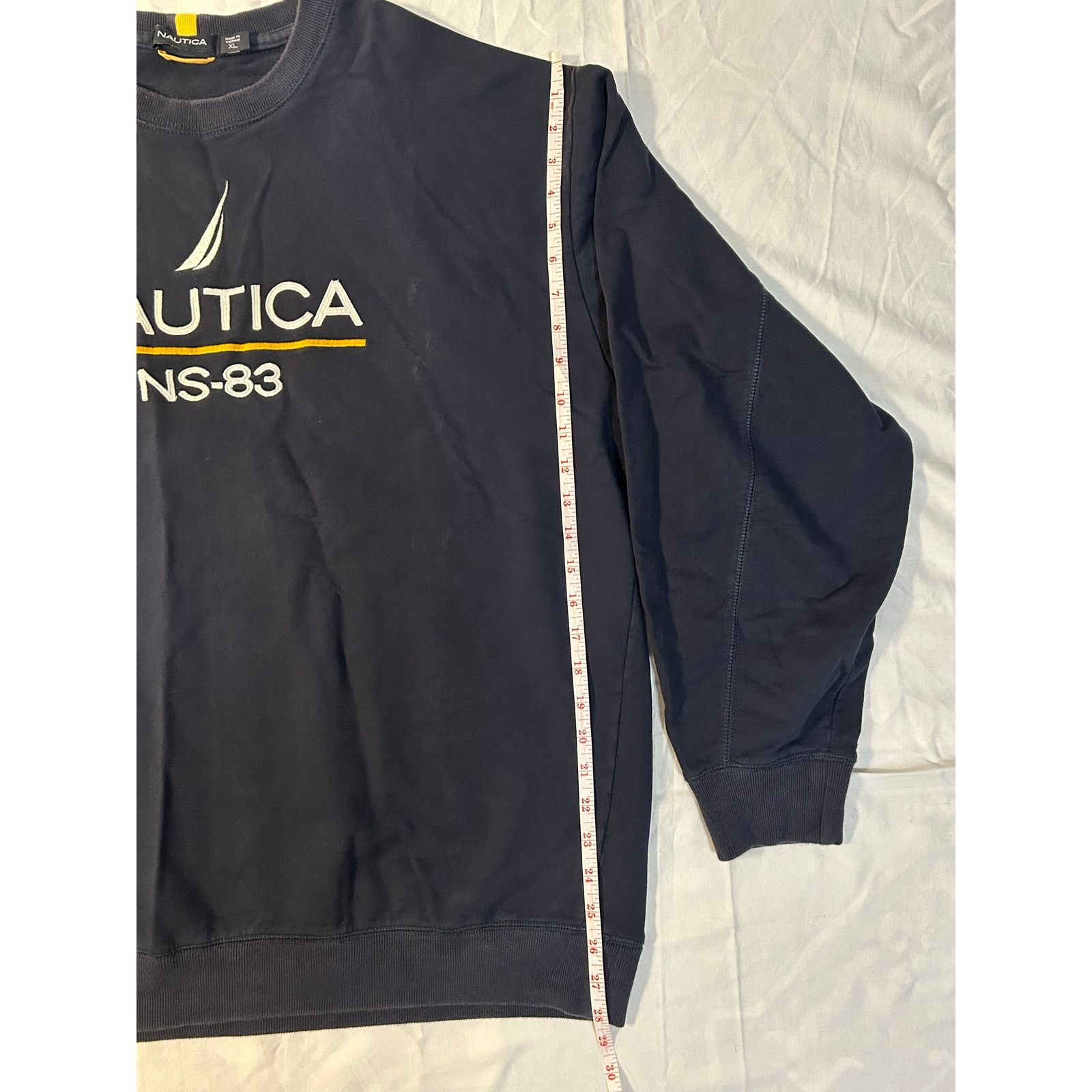 Nautica Y2K Nautica NS-83 Sailing Sweatshirt Adult XL Blue Crewneck Size US XL / EU 56 / 4 - 3 Thumbnail