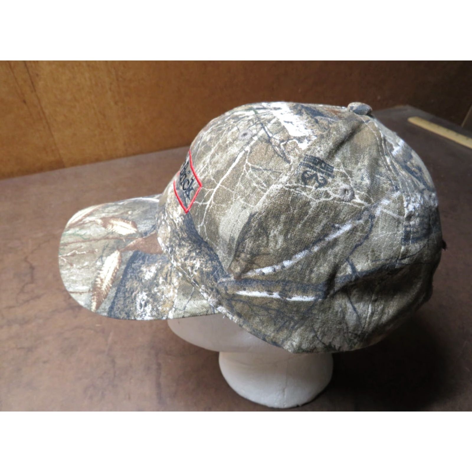 Vintage VTG HaT Sioux City Brick 1913 USA flag Camouflage Trucker Hat Adjustable Cap Men Hat Hunting Camo Bow Duck Size ONE SIZE - 2 Thumbnail