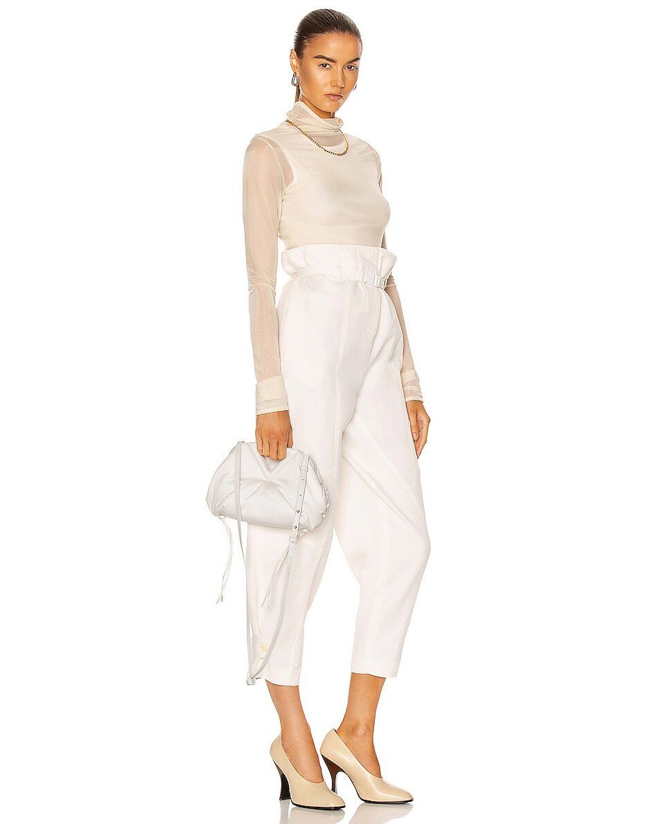Bottega Veneta o1n1vont0525 Size: OS / Point Pouch in White Size ONE SIZE - 2 Thumbnail