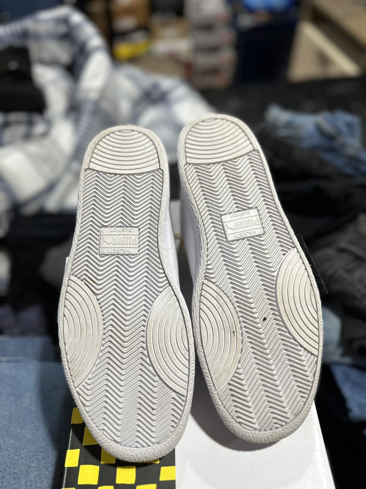 Market × Puma Puma Chinatown Market White Ralph Sampson Low Size US 10.5 / EU 43-44 - 5 Thumbnail