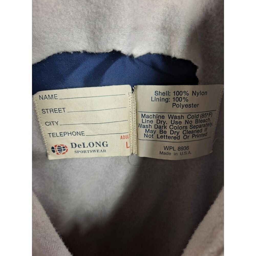 Delong DeLong Notre Dame Pullover Jacket Vintage Windbreaker Half Z Size US L / EU 52-54 / 3 - 8 Thumbnail