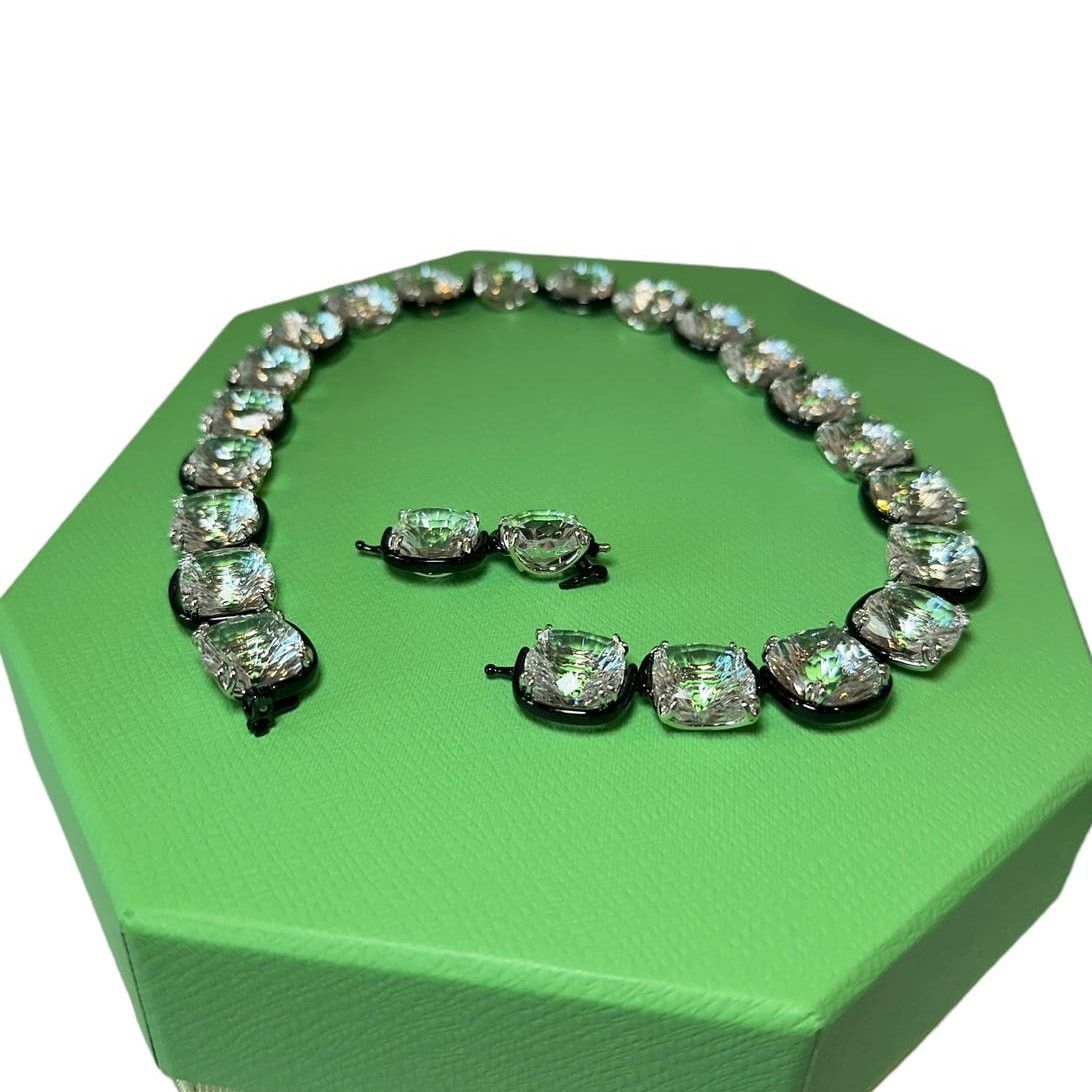 Swarovski Swarovski Harmonia choker Cushion cut, White, Necklace Size ONE SIZE - 2 Thumbnail