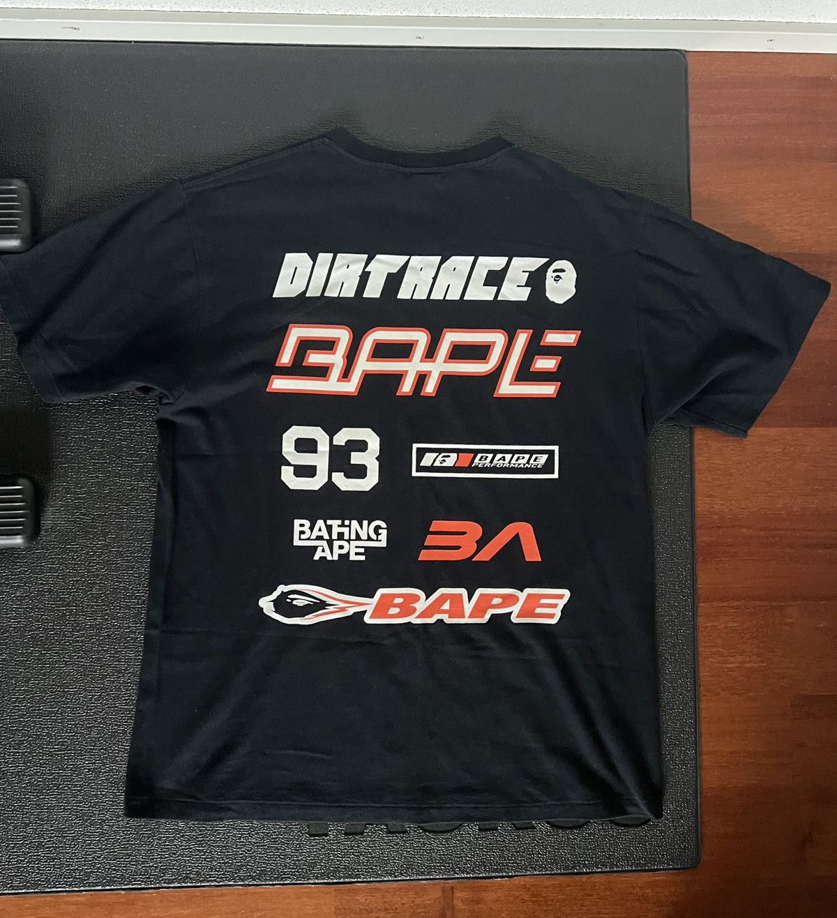 Bape RARE Bape Dirtrace T-Shirt Size US XL / EU 56 / 4 - 2 Thumbnail