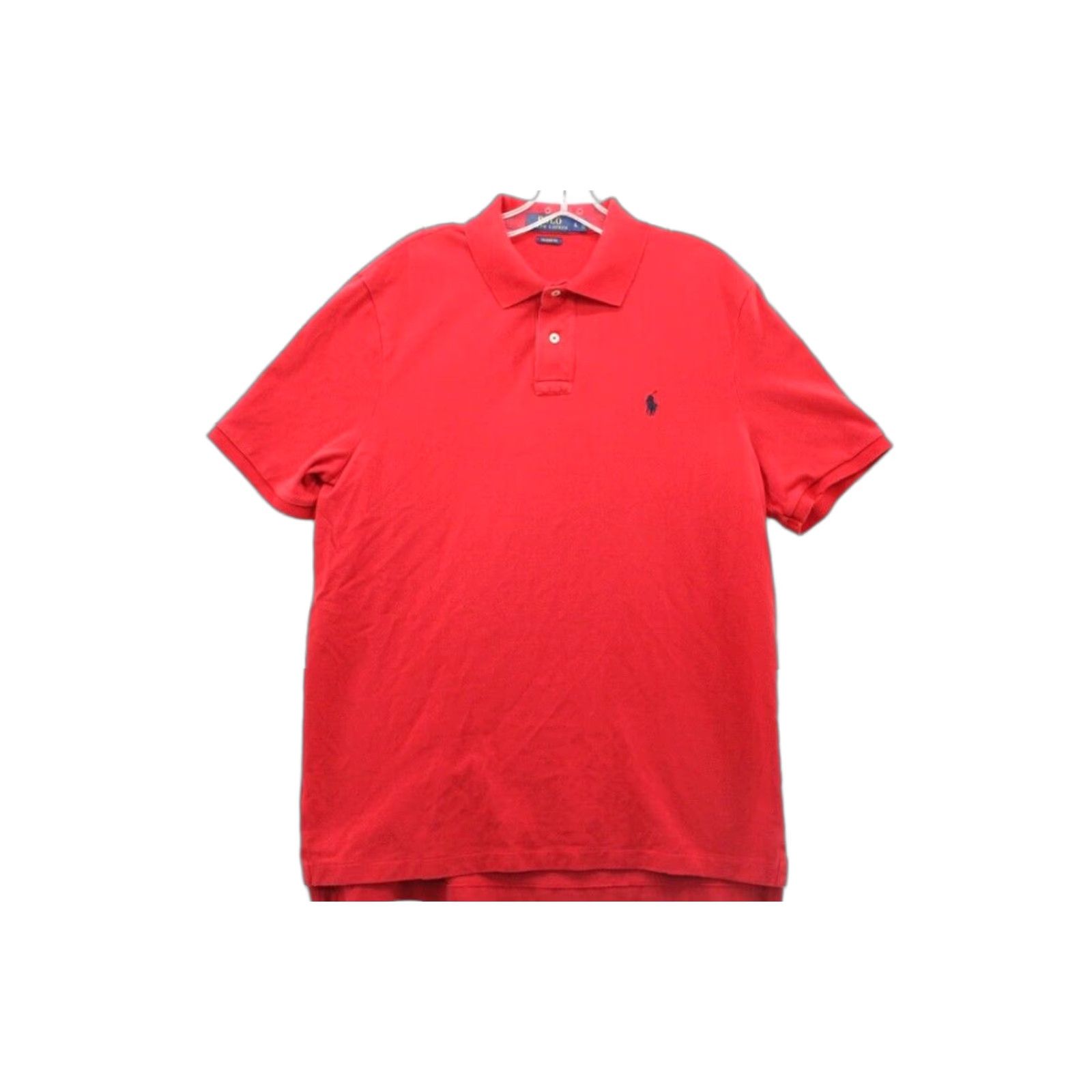 Polo Ralph Lauren Polo Ralph Lauren Classic Fit Polo Shirt Men's Large Red Short Sleeve Cotton Size US L / EU 52-54 / 3 - 1 Thumbnail
