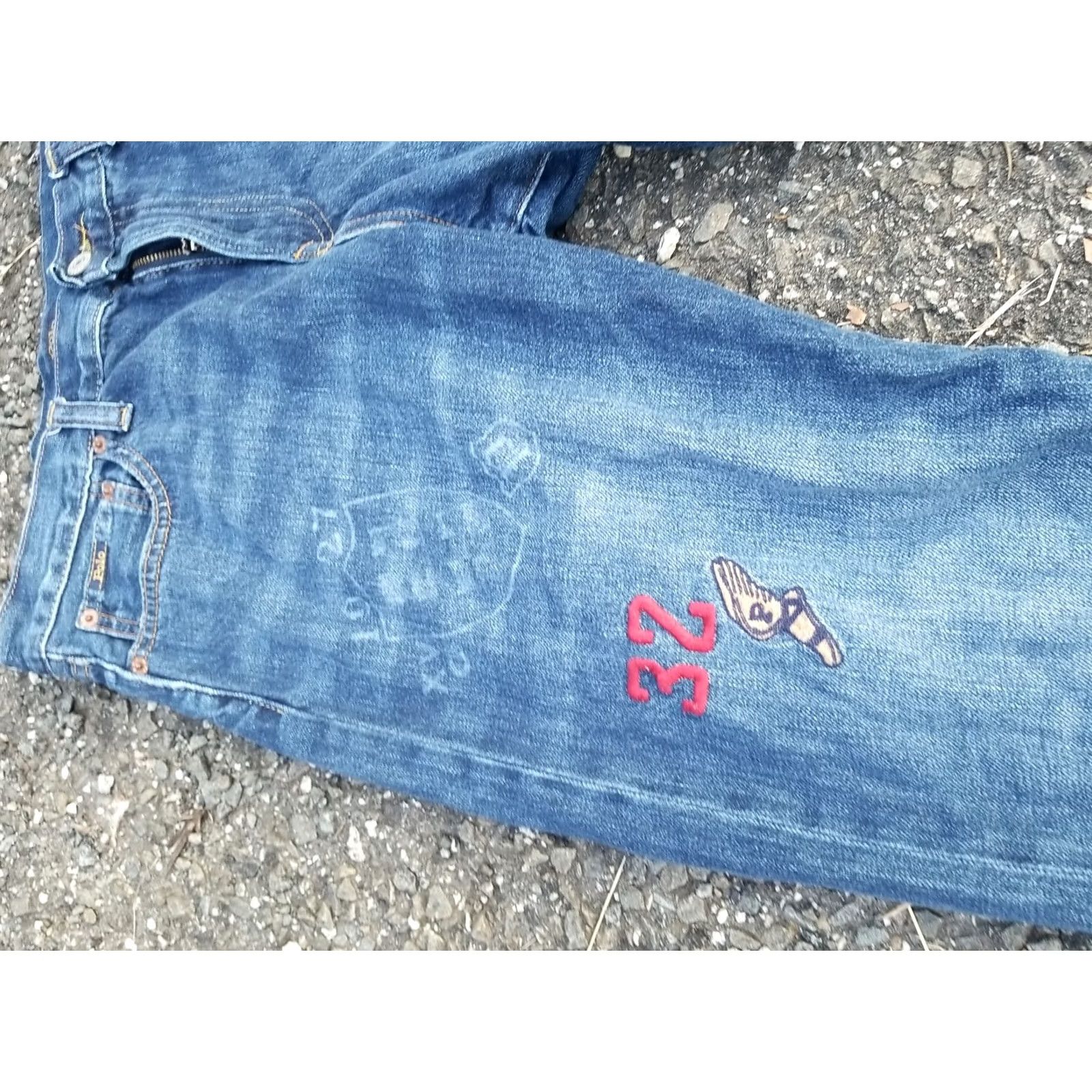 Ralph Lauren Polo Ralph Lauren Jeans Womens 20 Slim Straight Leg Denim 5-Pocket Blue Cotton Blend Size 42" / US 20 - 2 Thumbnail