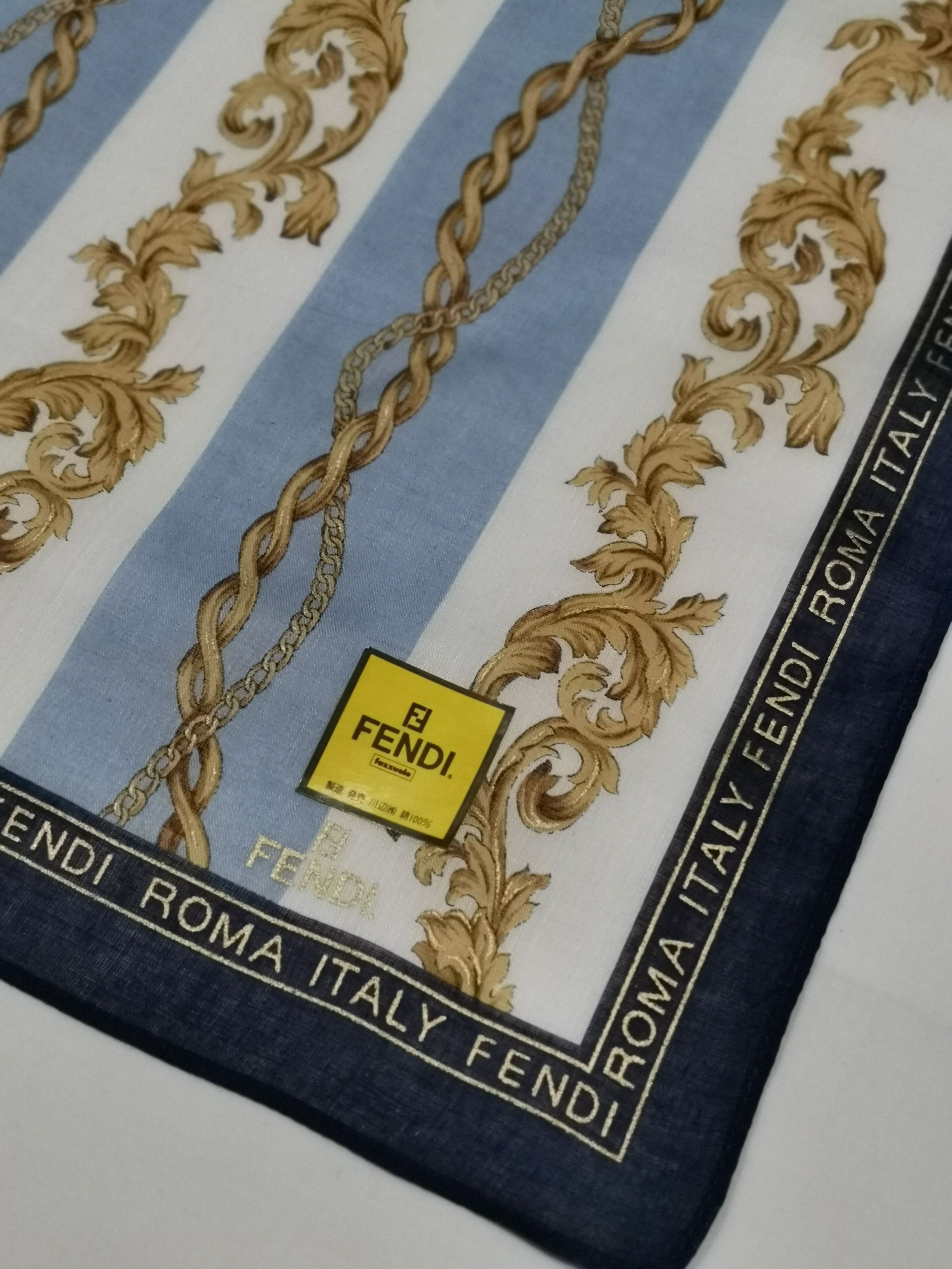 Fendi FENDI HANDKERCHIEF/ BANDANA/ SCARF Size ONE SIZE - 4 Thumbnail