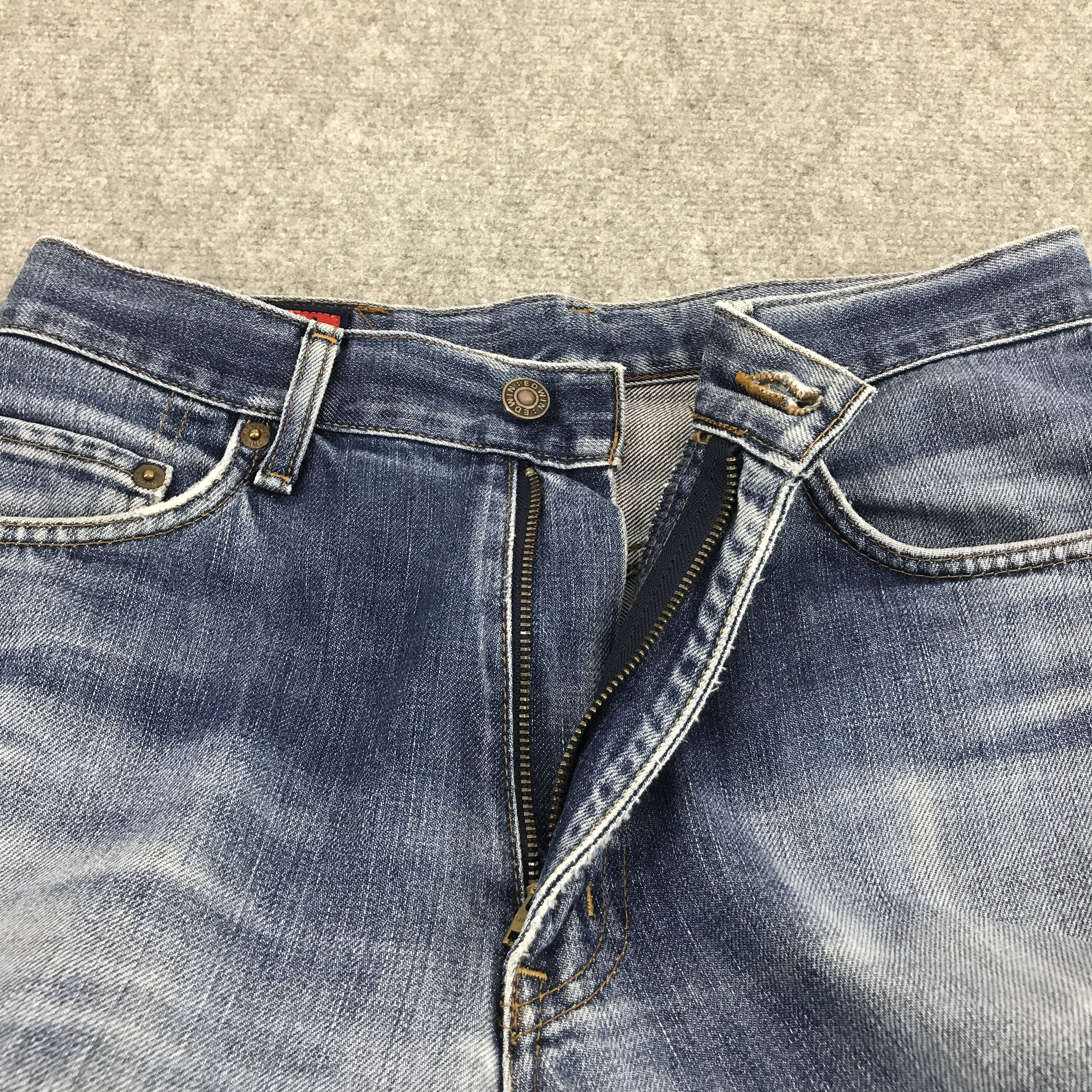 Edwin × Japanese Brand PATCHWORK JAPAN STYLE EDWIN DENIM PANTS Size US 29 - 8 Thumbnail