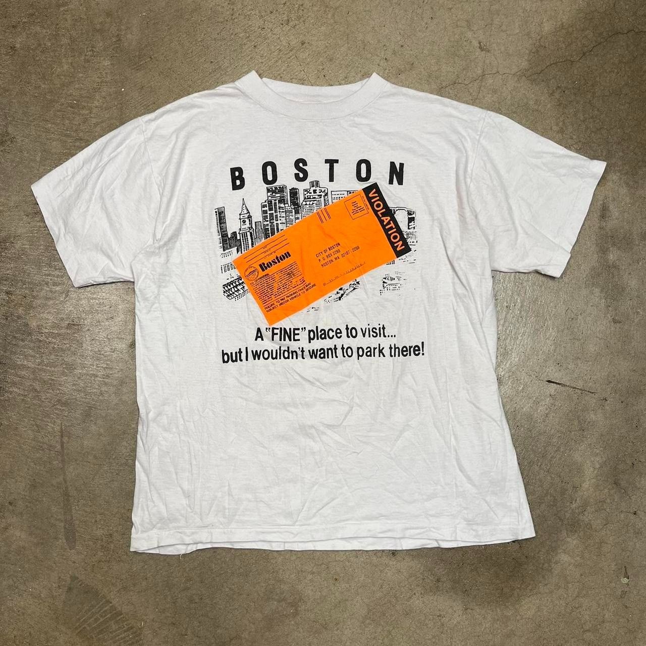 Vintage Vintage 80s Boston A 'Fine' Place To Visit Parking Ticket | Grailed