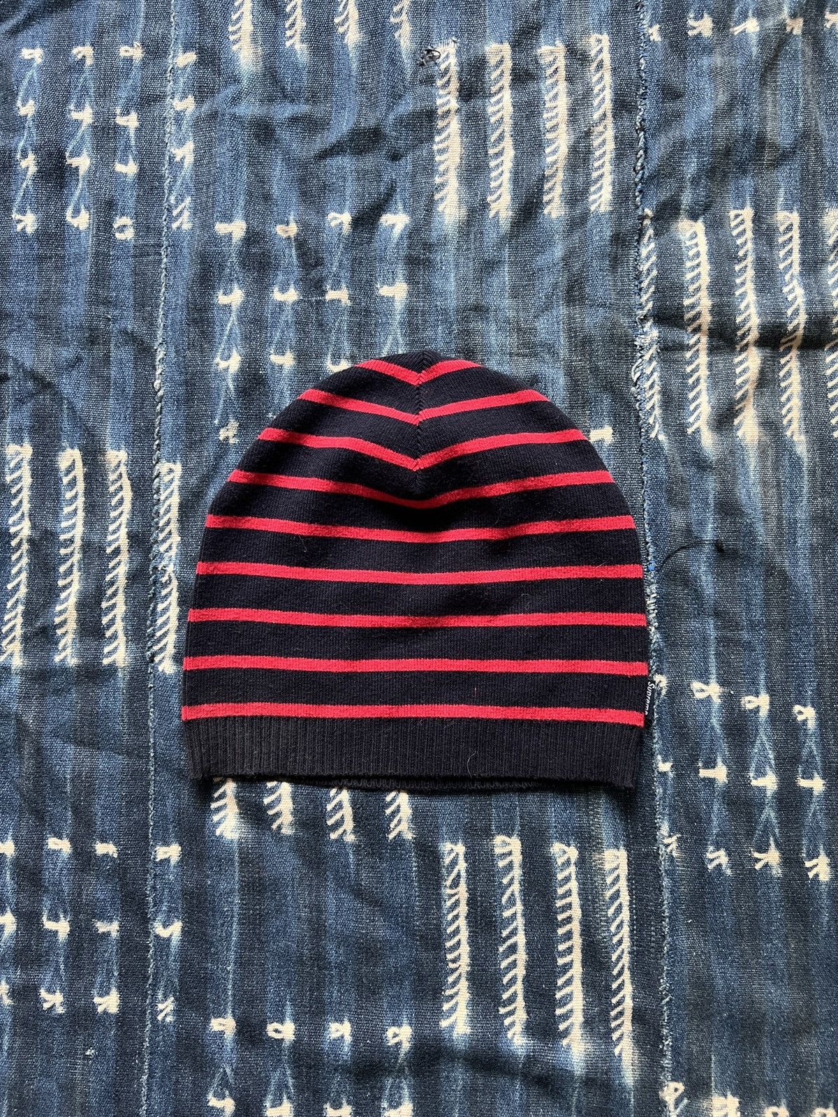 Supreme OG Supreme Stripe Beanie 05FW Size ONE SIZE - 2 Thumbnail
