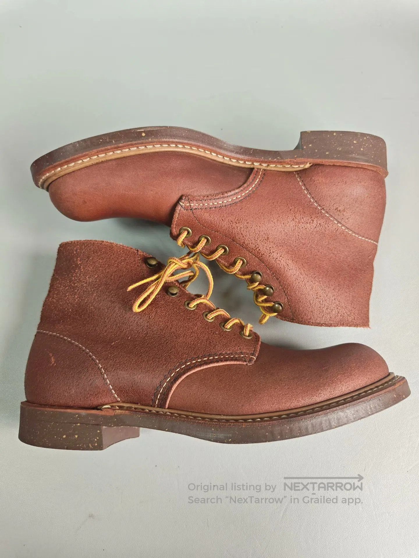 Red Wing Red Wing 8016 Oiled Wax Suede. Size US 8 / EU 41 - 4 Thumbnail