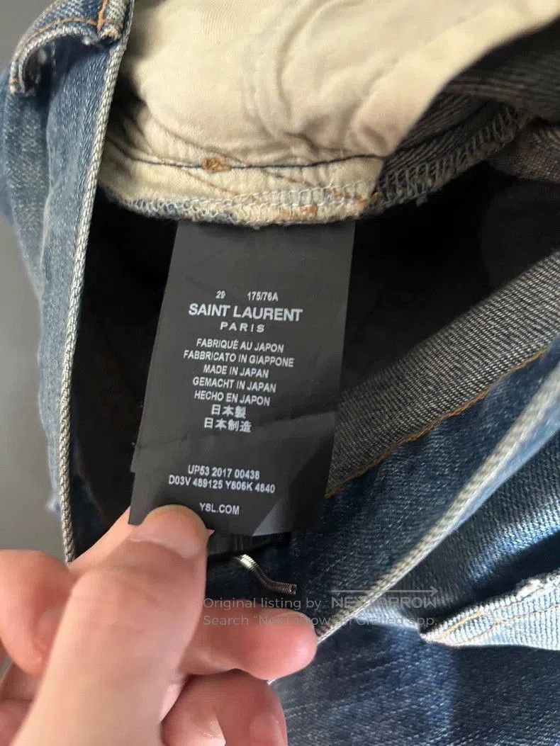 Other Saint Laurent Distressed Slim Fit Jeans. Size US 29 - 5 Thumbnail