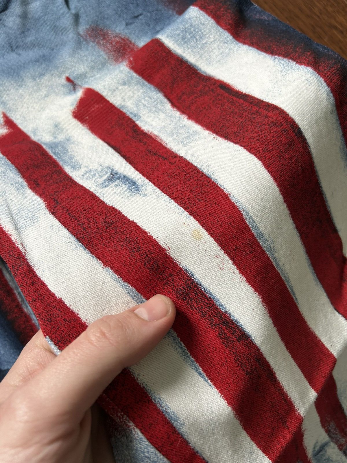 Japanese Brand Vintage American Flag Overprinted Women Jeans Streetwear Y2K Size 30" / US 8 / IT 44 - 6 Thumbnail