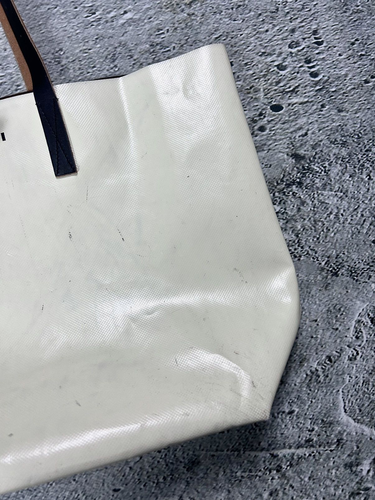 Marni Marni bag with leather handles beige Size ONE SIZE - 3 Thumbnail