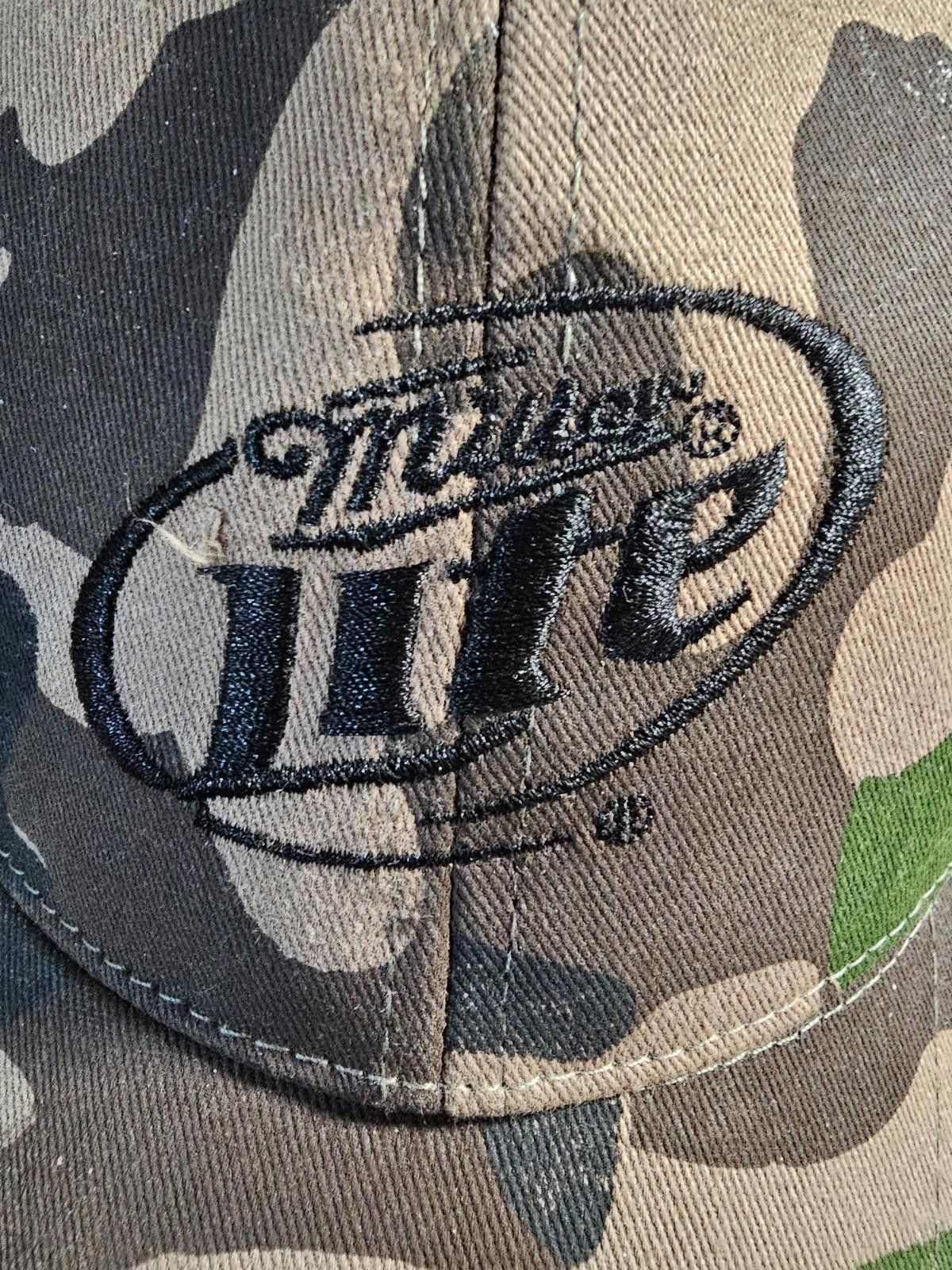 Acne Studios Miller Lite Beer Full Camouflage Strapback Hat Acme Brand Size ONE SIZE - 2 Thumbnail