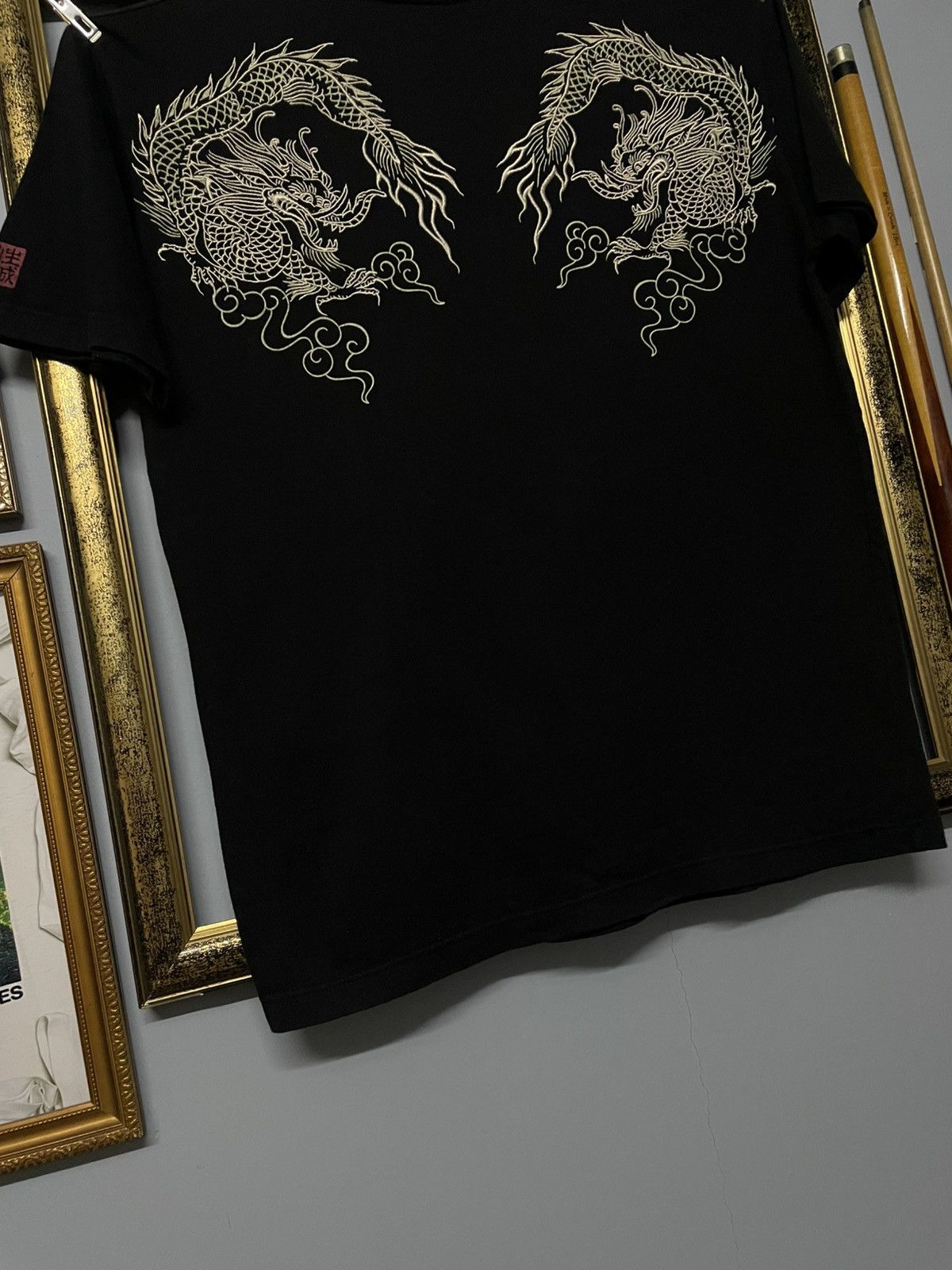 Japanese Brand Vintage 1990s Japan Designer Generate Sukajan Embroidery Tee Size US M / EU 48-50 / 2 - 9 Thumbnail