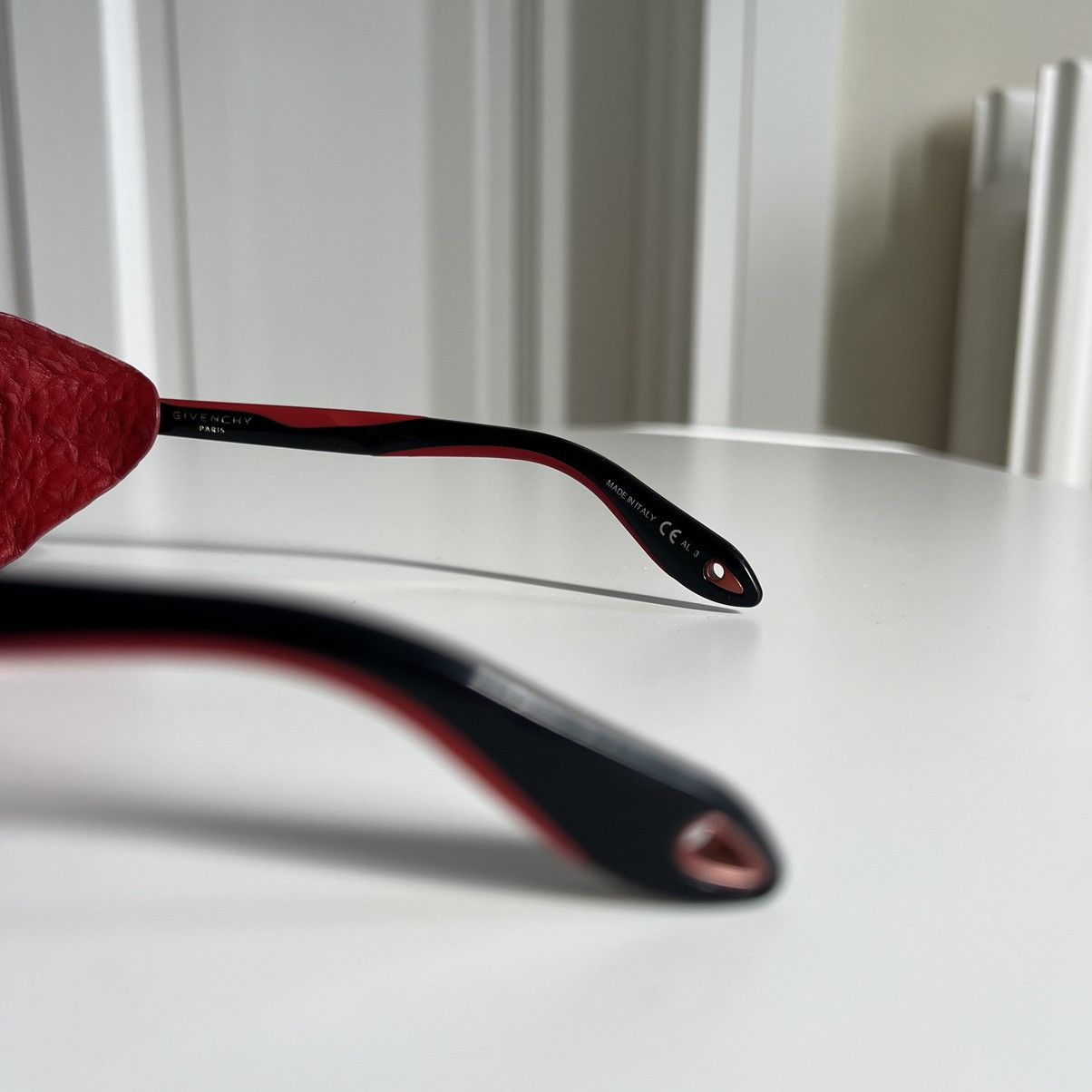 Givenchy Givenchy Leather Sunglasses Size ONE SIZE - 7 Thumbnail
