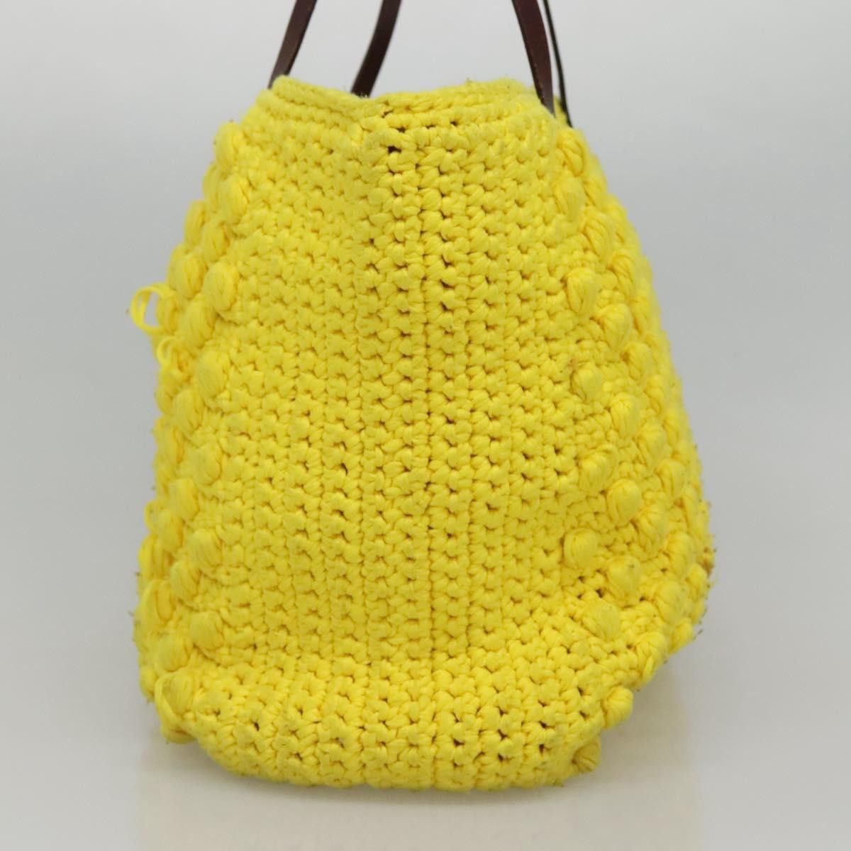 Fendi FENDI Shoulder Bag Wool Yellow Size ONE SIZE - 4 Thumbnail