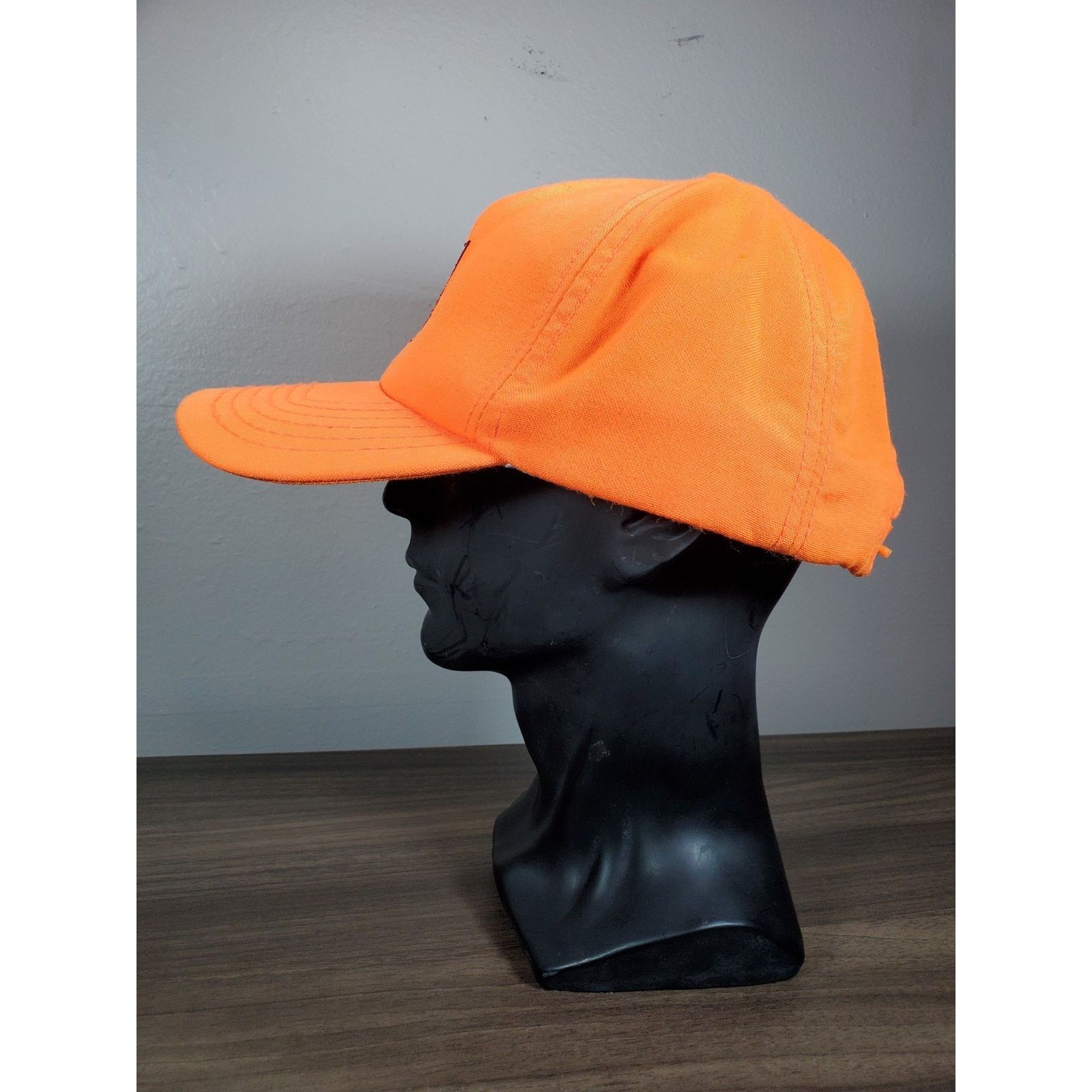 Vintage Purina Mills Hat Snapback Cap Orange Dog Food Chow Hunting Size ONE SIZE - 5 Thumbnail
