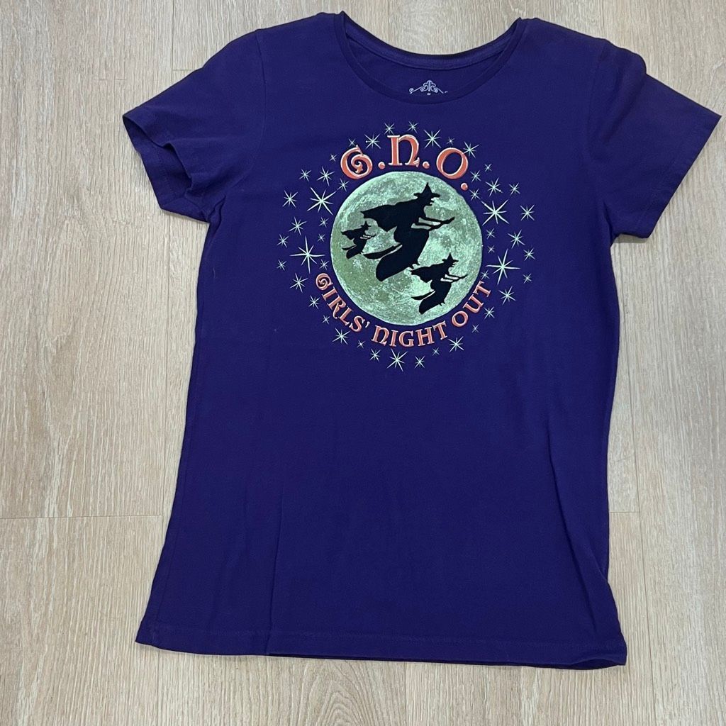 Other Girls Night Out Glow n Dark Halloween Witches T-Shirt 100% C Size M / US 6-8 / IT 42-44 - 8 Thumbnail